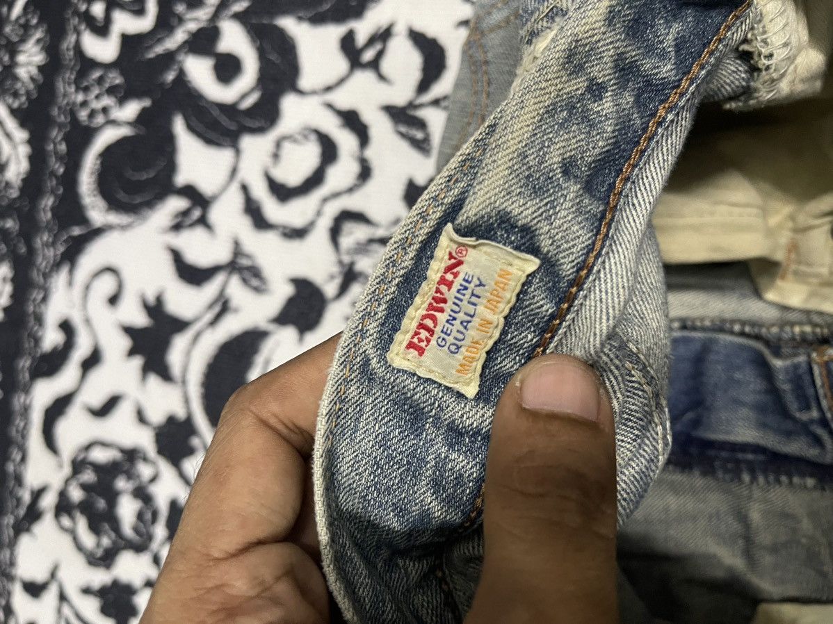 Edwin 90s OG EDWIN 512 RV DISTRESSED JEANS FLARE Size US 30 / EU 46 - 10 Thumbnail