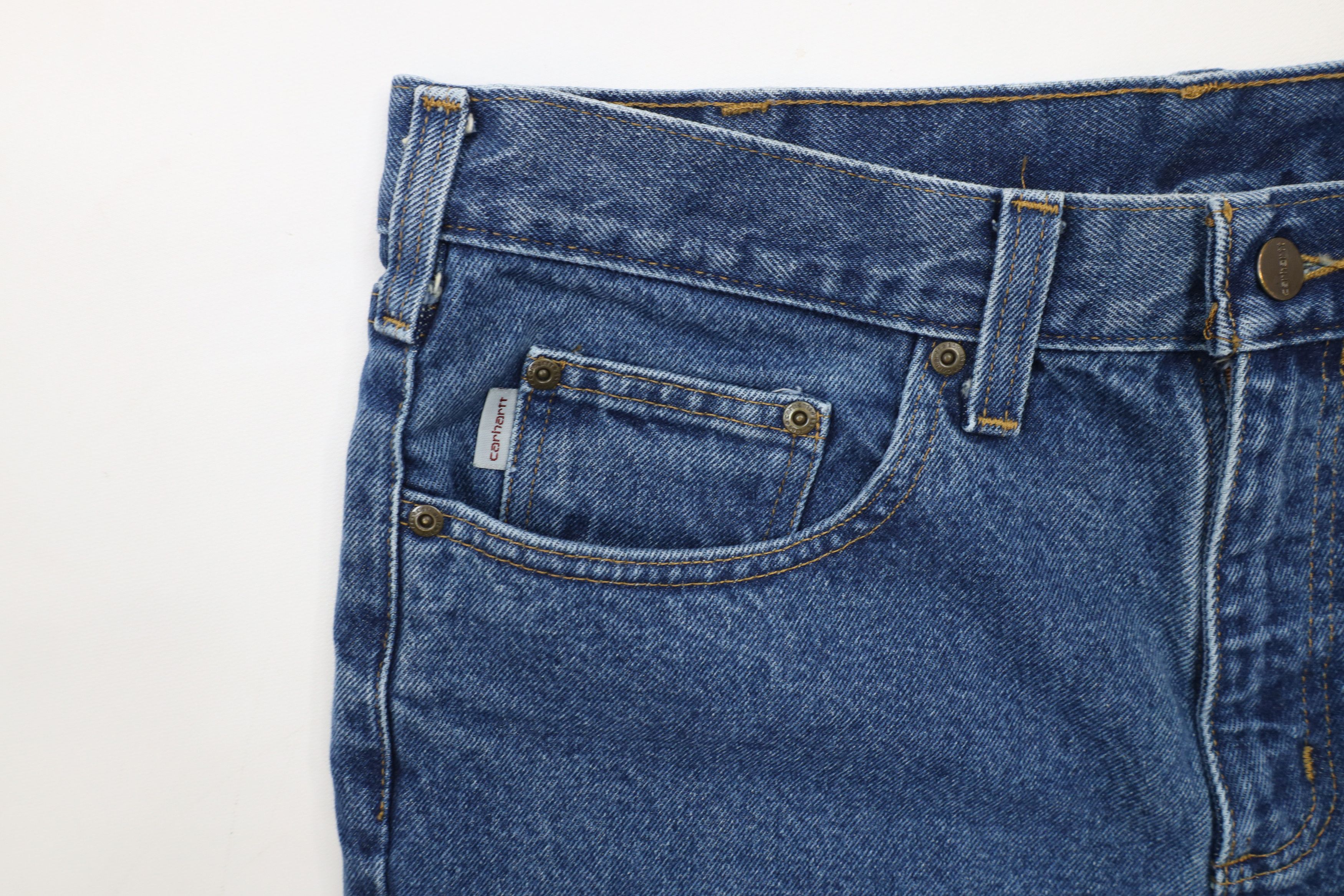 Carhartt × Vintage Vintage Y2K Carhartt Spell Relaxed Fit Wide Leg Denim Jeans Size US 34 / EU 50 - 5 Thumbnail