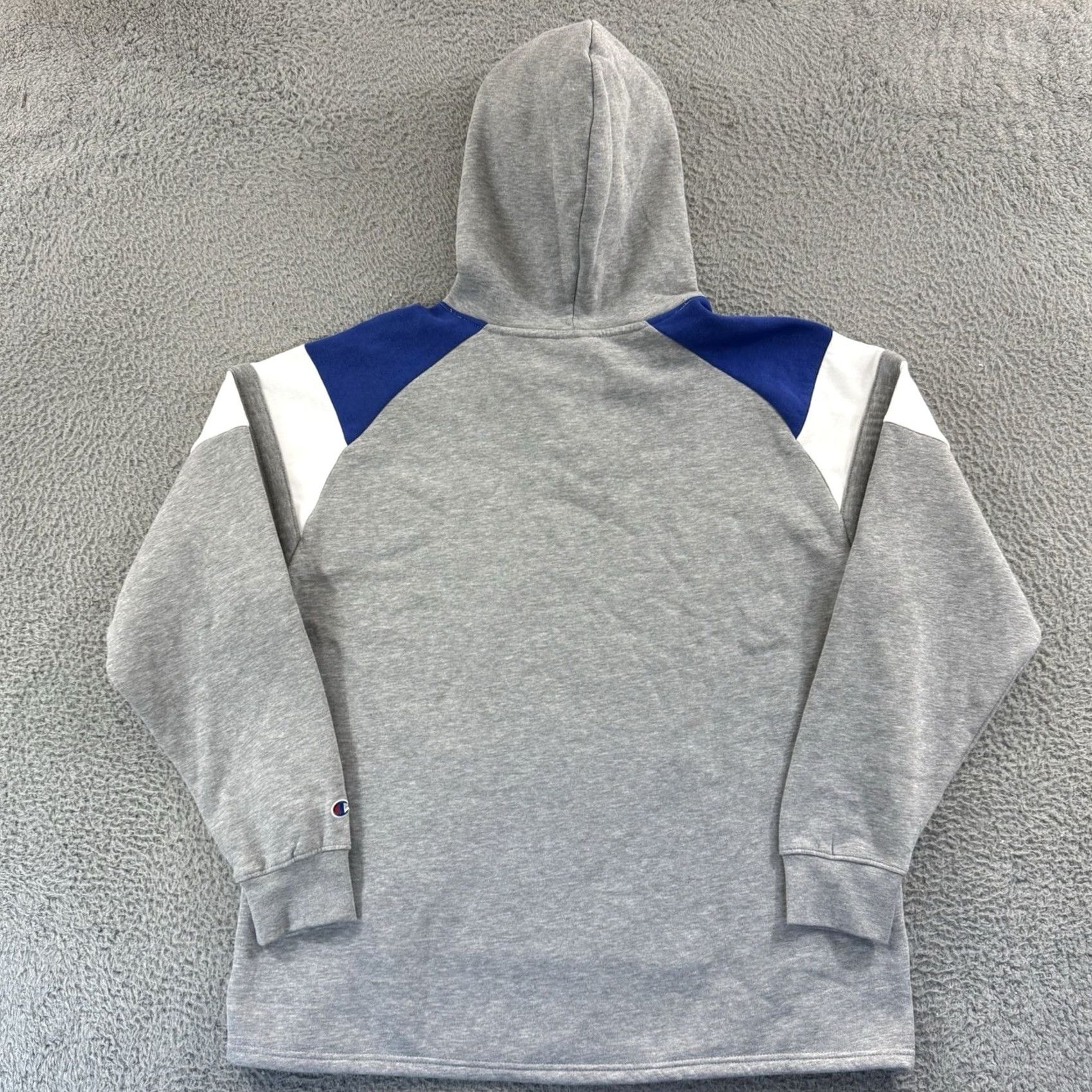 Champion VINTAGE Champion Reverse Weave Hoodie Men Large Gray NHL Hockey 90s Sports Logo Graphic Print Fire Heavyweight Sweatshirt Size US L / EU 52-54 / 3 - 7 Thumbnail