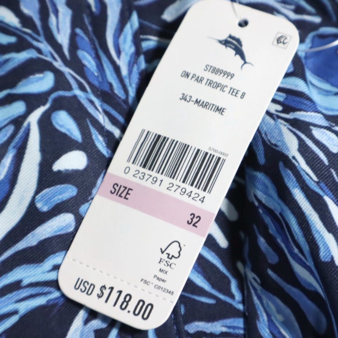 Tommy Bahama Tommy Bahama On Par Tropic Tee Golf Shorts Navy Blue Floral Men's 32 Size US 32 / EU 48 - 7 Thumbnail