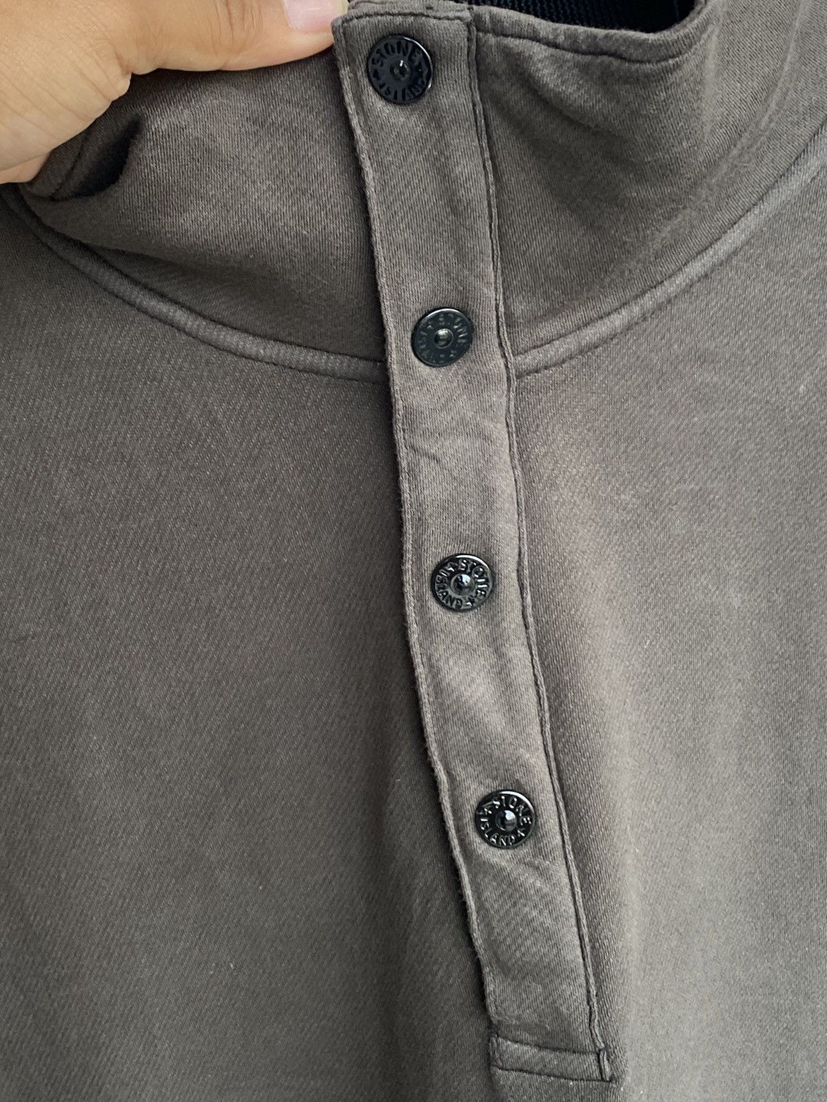 Stone Island Vintage Stone Island Brown Half Zipper / Travis Flacko Scott Size US XL / EU 56 / 4 - 5 Thumbnail