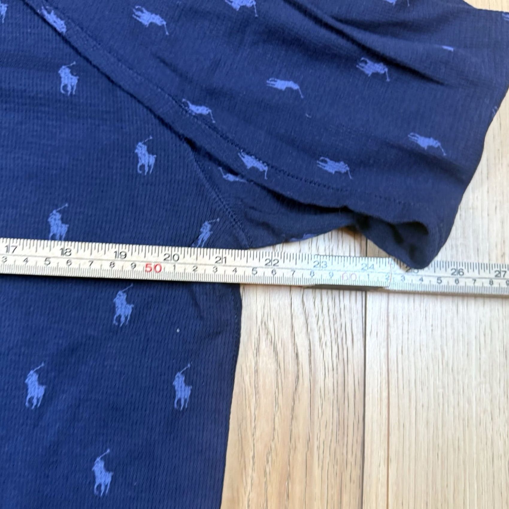 Polo Ralph Lauren Polo Ralph Lauren Sleepwear Thermal Shirt L Mens Blue All Over Pony Size US L / EU 52-54 / 3 - 5 Thumbnail