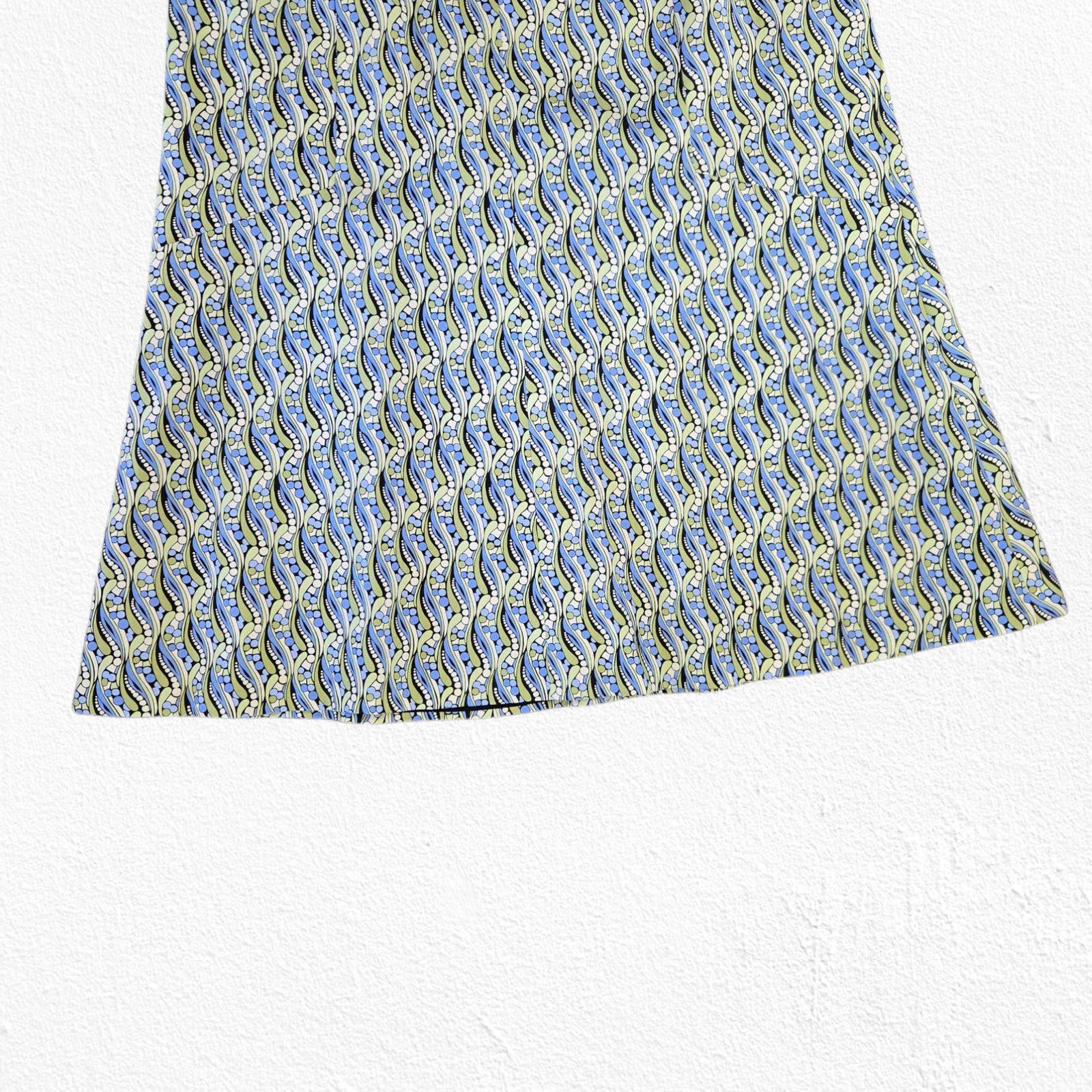 Other Talbots Y2K Silk Blend Retro Mod A-Line Midi Skirt Size 10 Size 32" / US 10 / IT 46 - 7 Thumbnail