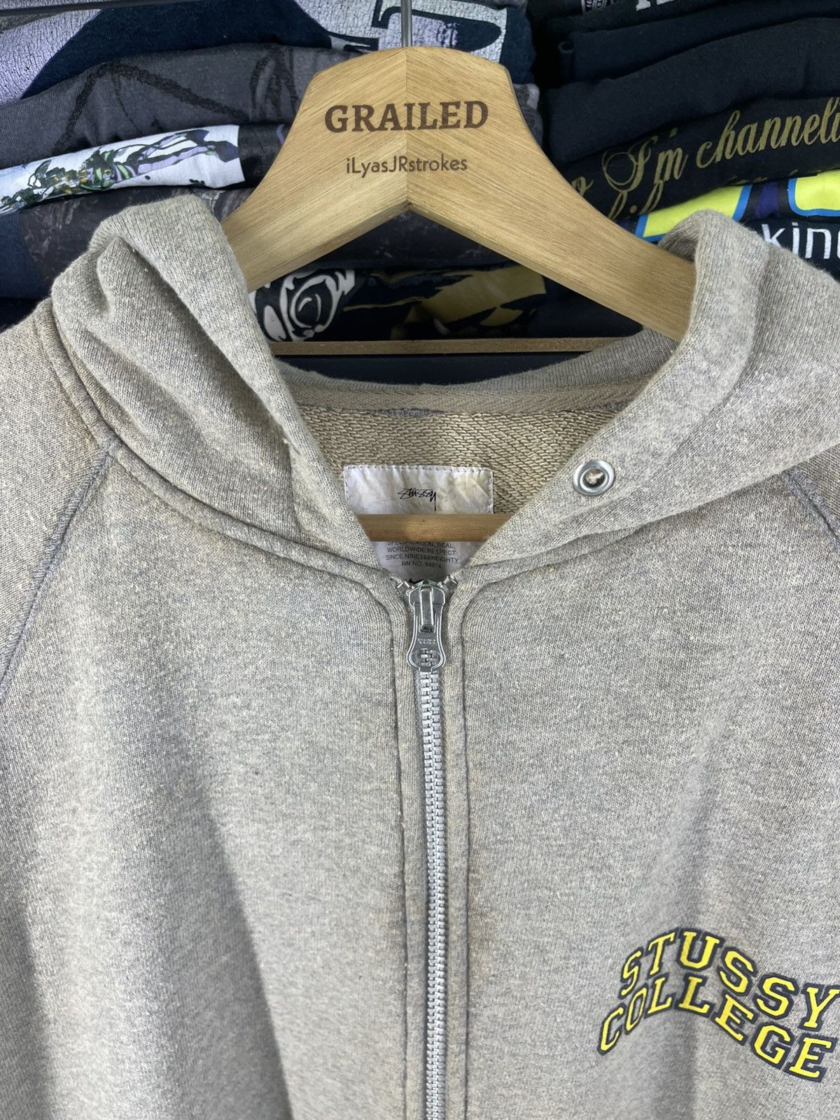 Stussy Vintage Stussy College Omiya Chapter 5th Anniversary Hoodie Size US L / EU 52-54 / 3 - 16 Thumbnail