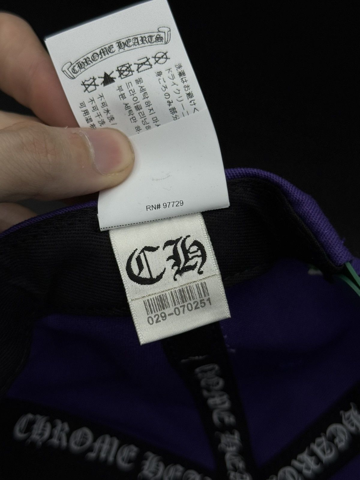 Chrome Hearts Chrome Hearts Purple/Green Logo SnapBack New Size ONE SIZE - 16 Thumbnail
