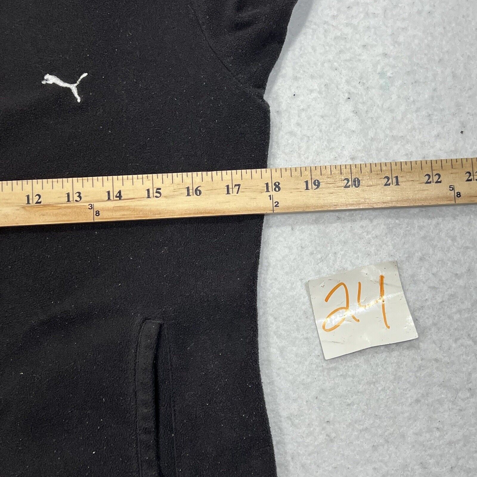 Puma PUMA Full Zip Athletic Black Sweatshirt With Pockets Size S / US 4 / IT 40 - 7 Thumbnail