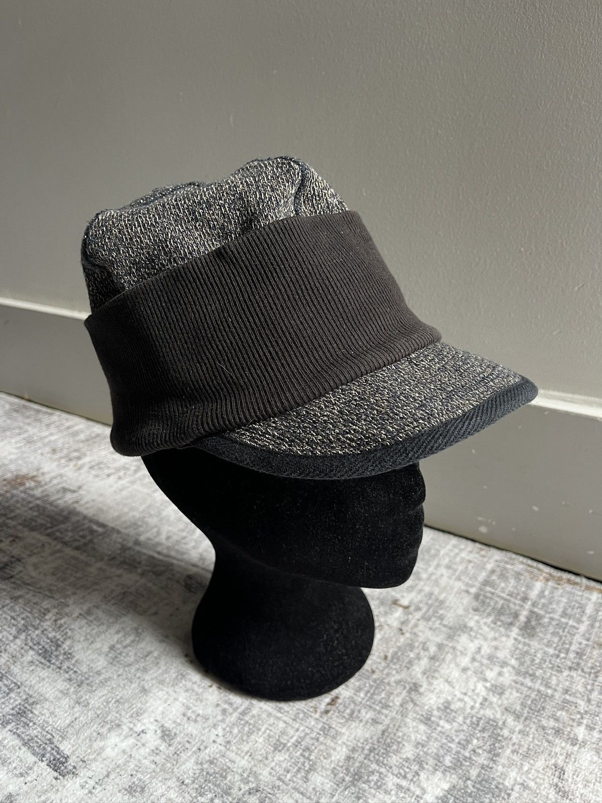Kapital Kapital Grey Knitted Hat (unisex) Size ONE SIZE - 2 Thumbnail