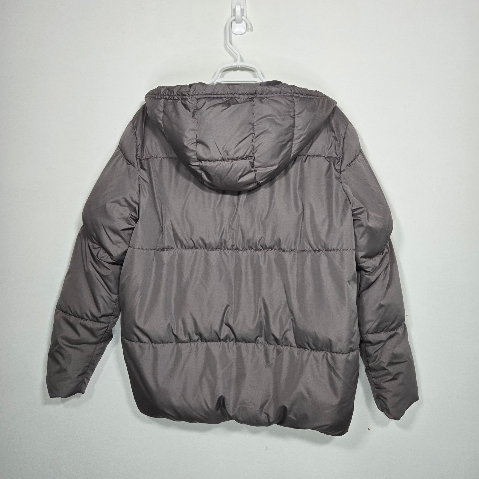 Old Navy Old Navy Men's Gray Hooded Puffer Jacket. Size S Size US S / EU 44-46 / 1 - 2 Thumbnail