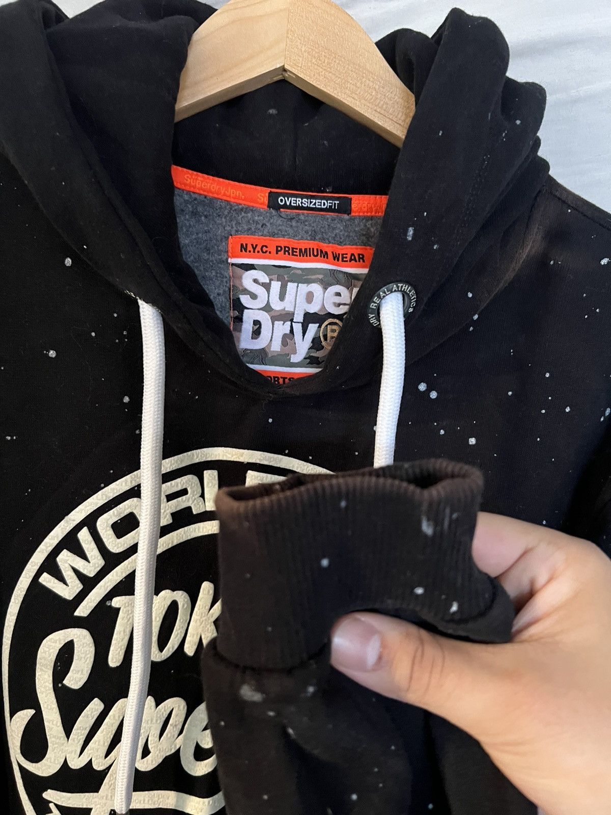 Superdry Superdry World Wide Ticket Type Hoodie Size US L / EU 52-54 / 3 - 6 Thumbnail