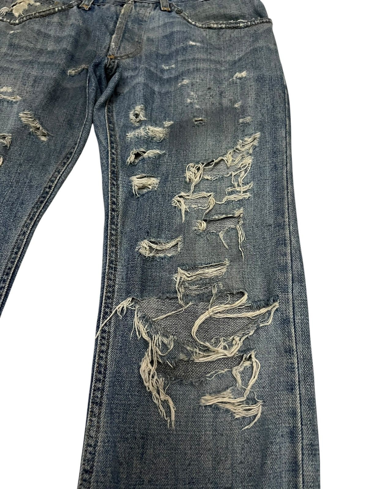 Dolce & Gabbana 💥Grunge💥Vintage Dolce & Gabbana Distress Jean Size US 30 / EU 46 - 4 Thumbnail