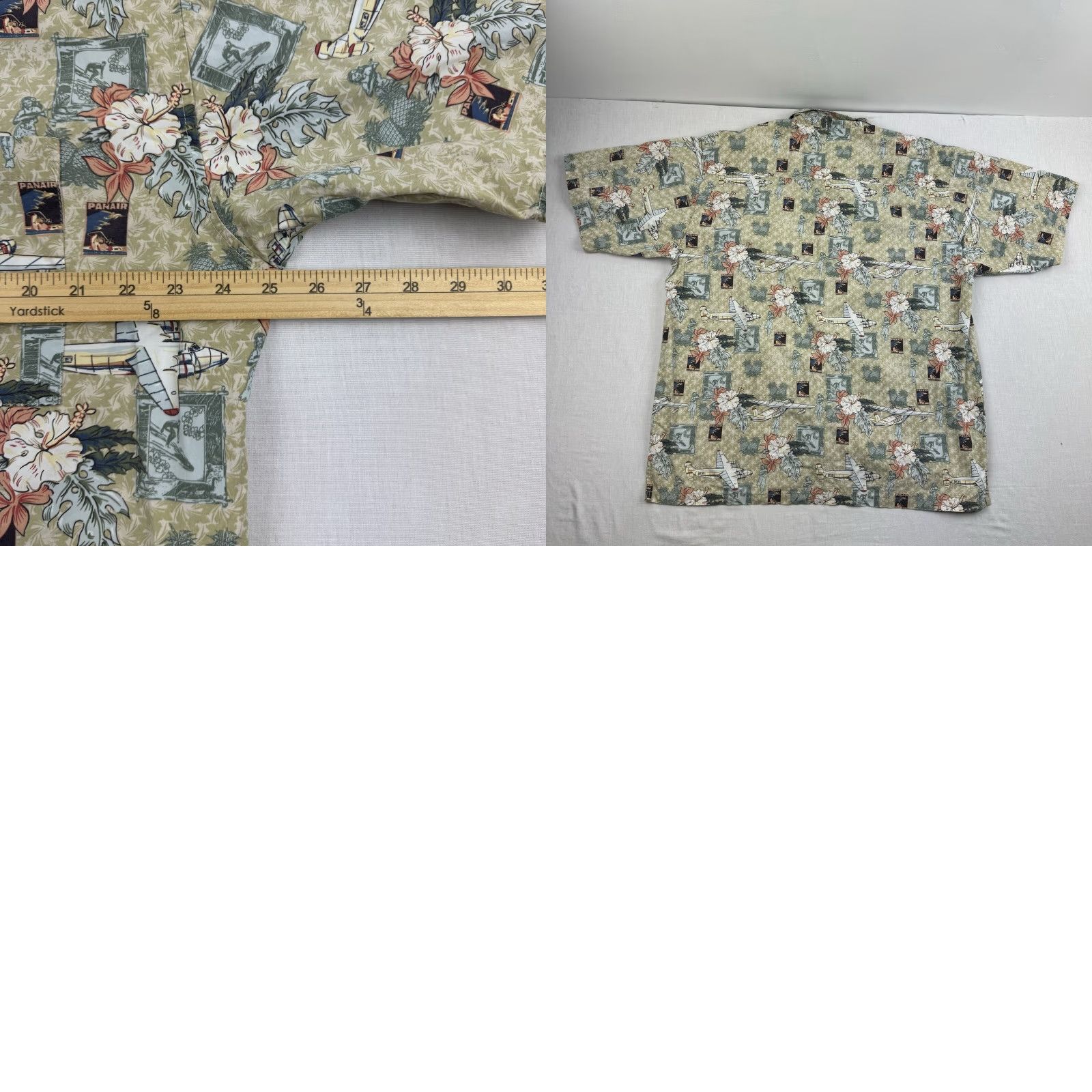 Ocean Pacific VINTAGE Ocean Pacific Sport Button Up Shirt Adult XL Tropical Island Planes Y2K Size US XL / EU 56 / 4 - 8 Thumbnail