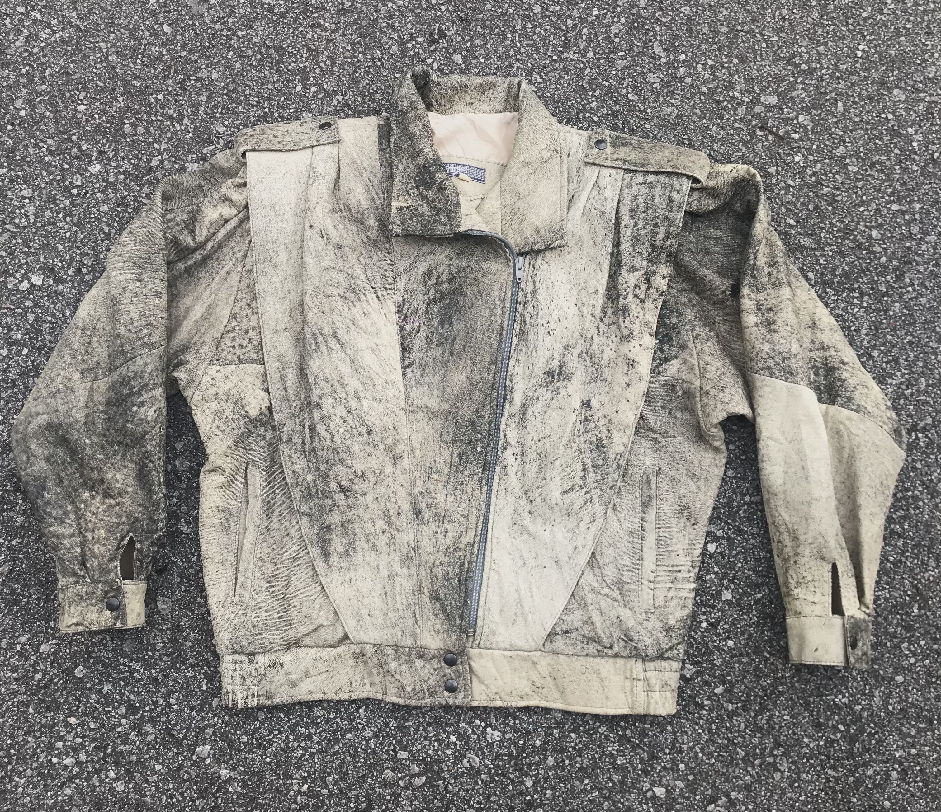 Very Rare Avant Garde Bondage Leather Jacket