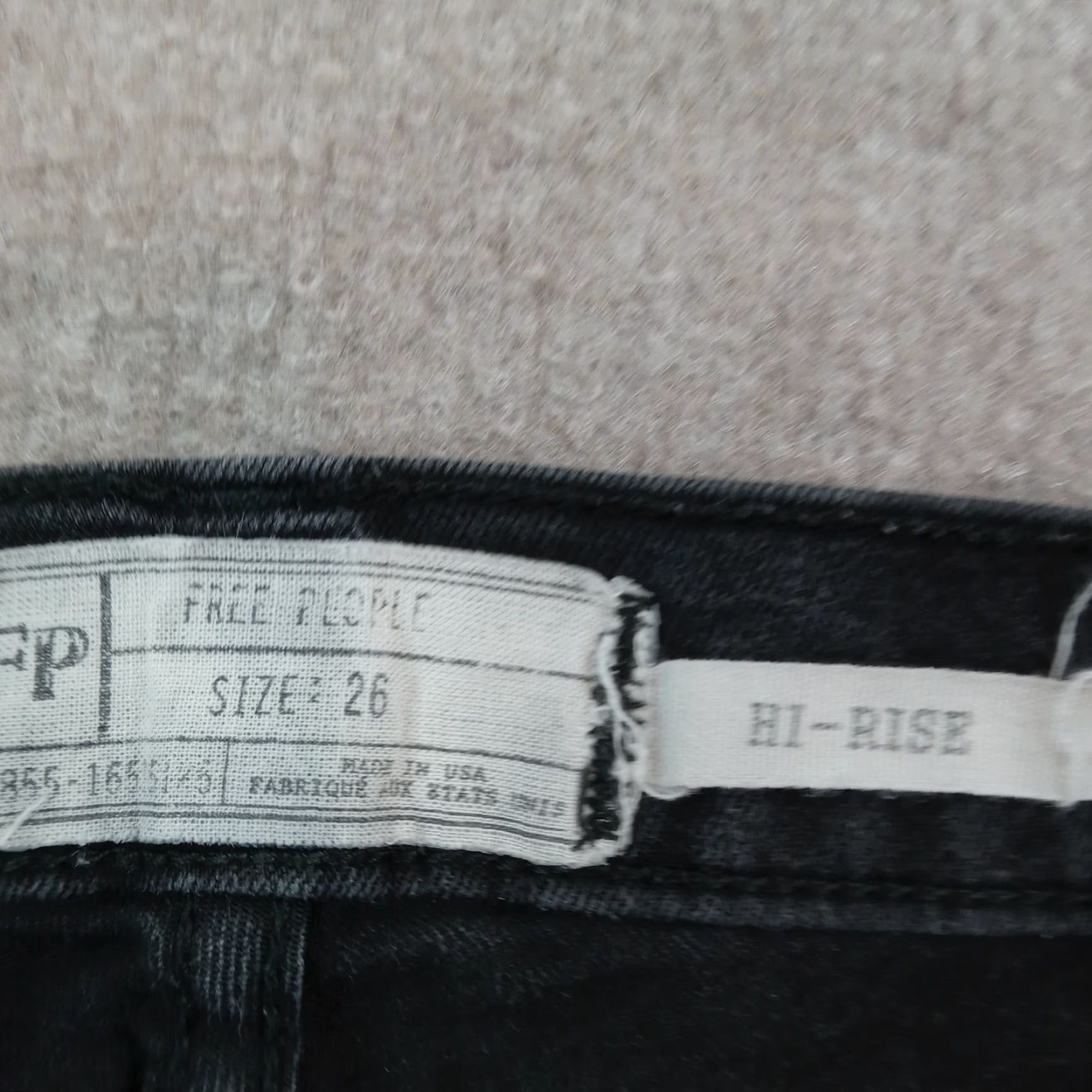 Free People Free People Womens Black Skinny Stretch High Rise Jeans 26 Regular Size 26" / US 2 / IT 38 - 7 Thumbnail