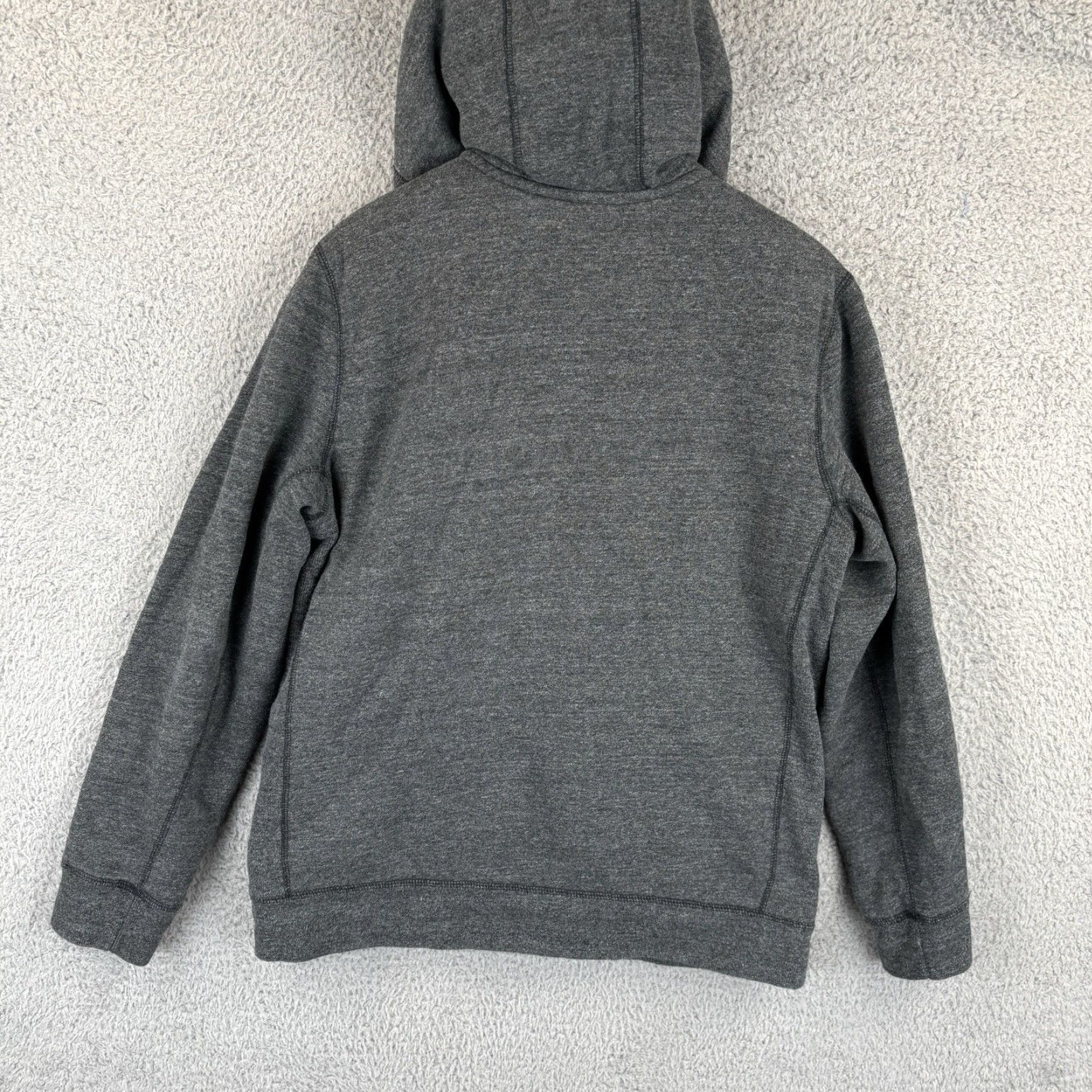 Abercrombie & Fitch Abercrombie & Fitch Hoodie Mens Medium Gray Sherpa Lined Spellout Jacket Y2K Size US M / EU 48-50 / 2 - 6 Thumbnail