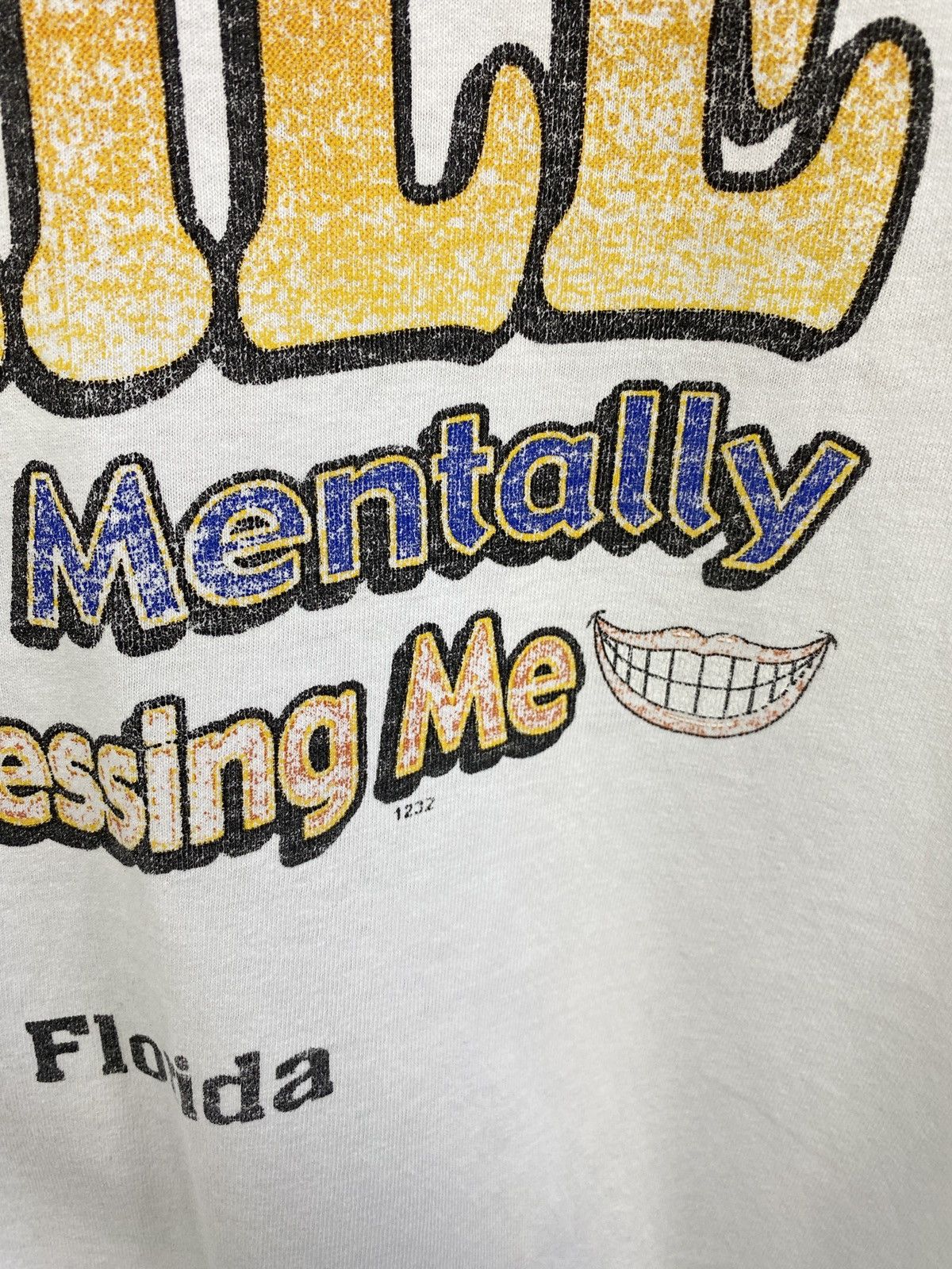 Hanes Vintage 90s Smile If You Mentally Undressing My t-shirt rare Size US M / EU 48-50 / 2 - 6 Thumbnail