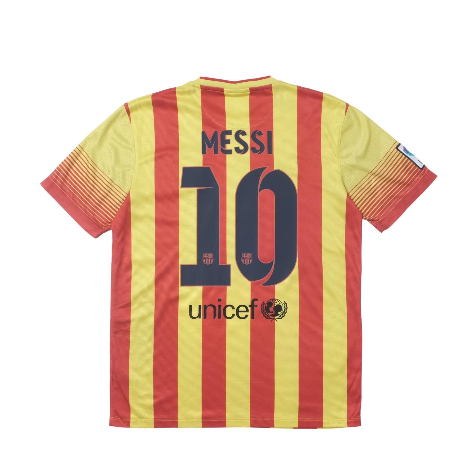 Nike 2013/14 Barcelona Away Shirt Nike Messi (M) Size US M / EU 48-50 / 2 - 1 Thumbnail