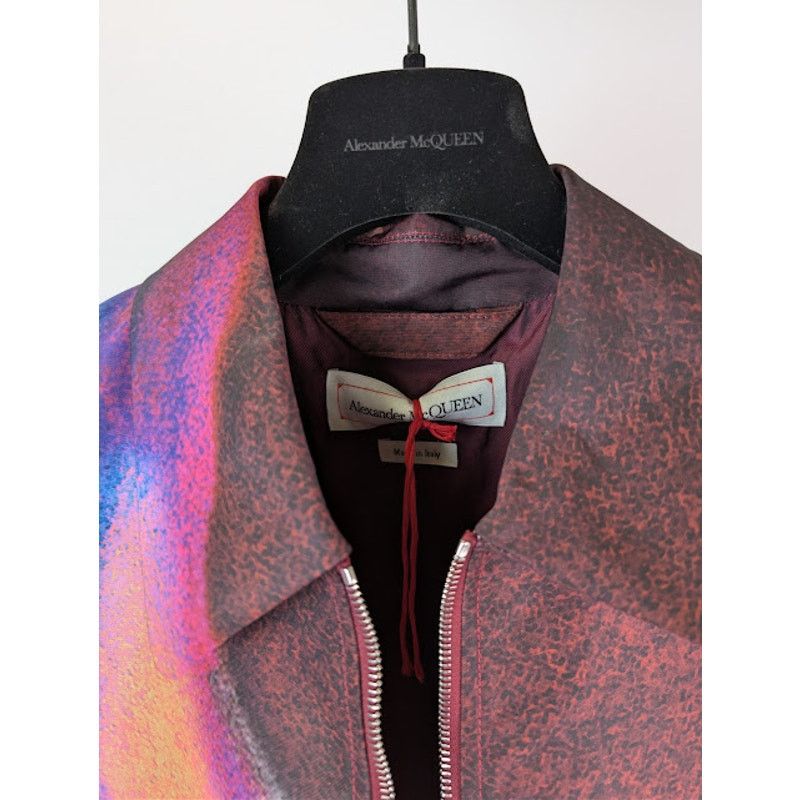 Alexander McQueen o1rshd1 Elasticated Bomber Jacket in Luminous Size US M / EU 48-50 / 2 - 11 Thumbnail