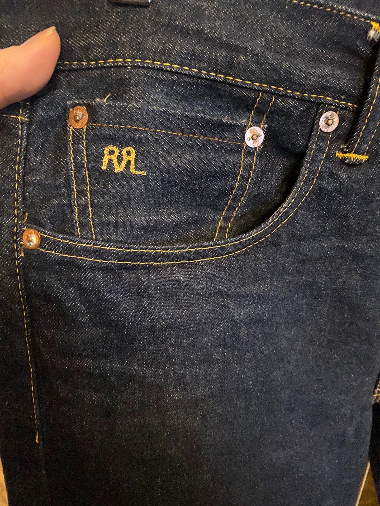 RRL Ralph Lauren RRL Heavy Selvedge Straight Jean 32x32 Japanese Cotton USA Size US 32 / EU 48 - 2 Thumbnail