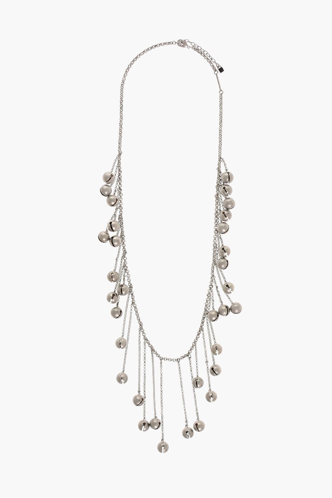 Metal Necklace with Bell Charms
