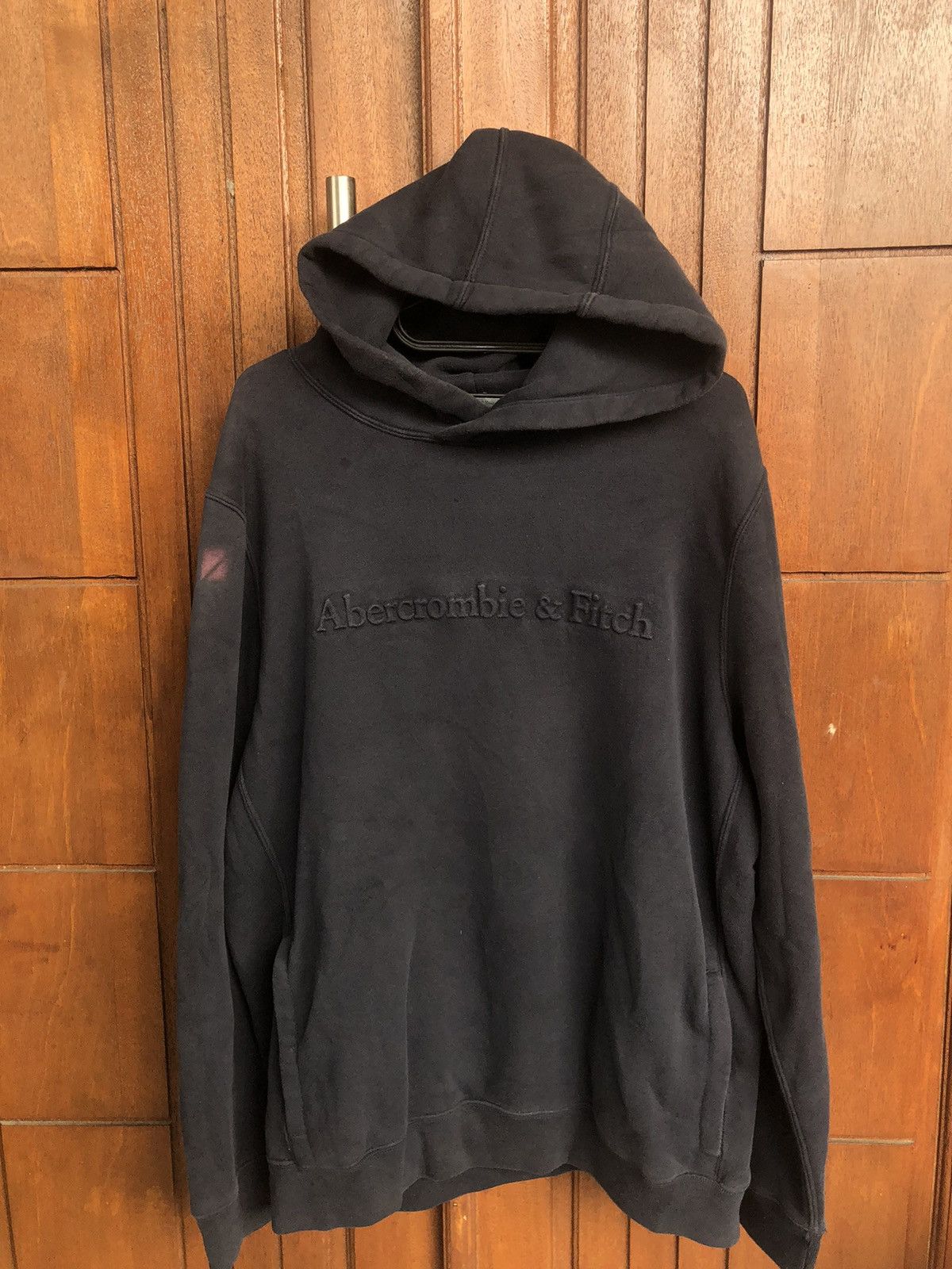 Abercrombie & Fitch × If Six Was Nine × Le Grande Bleu (L.G.B.) Rare❗️Abercrombie & Fitch Hoodie Embossing Y2K Size US XXL / EU 58 / 5 - 1 Thumbnail