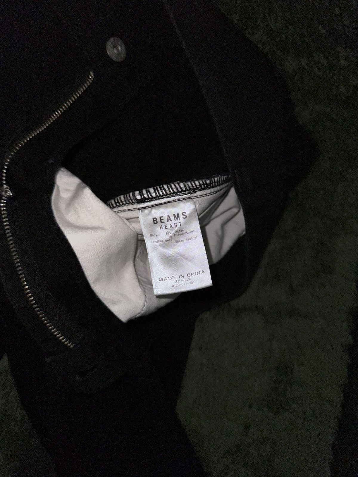 Beams Japan [M] BEAMS HEART JAPAN leather label cotton pants black Size US 32 / EU 48 - 4 Thumbnail
