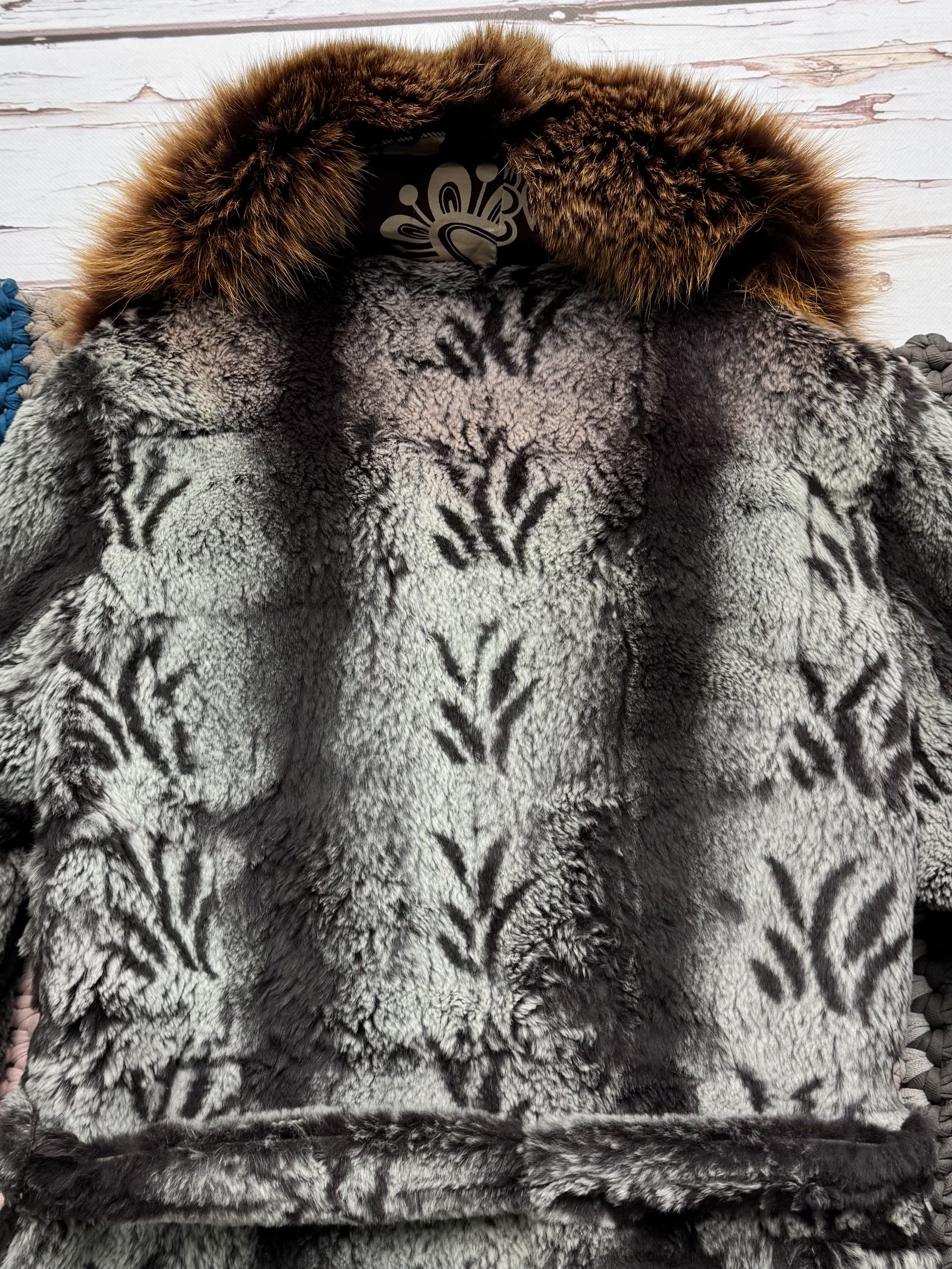 Japanese Brand Vintage Real Fur Jacket With Belt (D15) Size S / US 4 / IT 40 - 16 Thumbnail