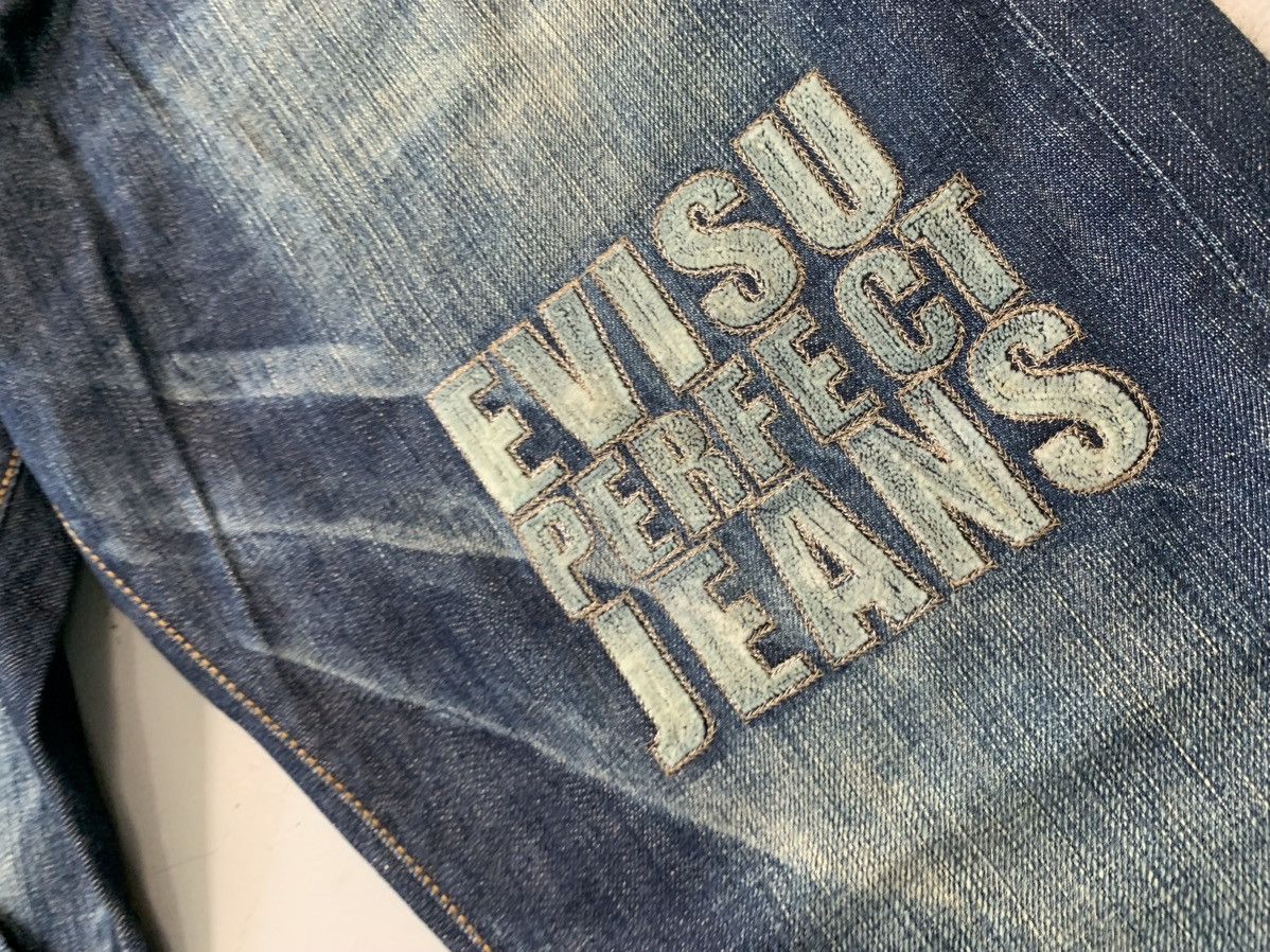 Japanese Brand Vintage Evisu inspired denim baggy fit Size US 30 / EU 46 - 8 Thumbnail