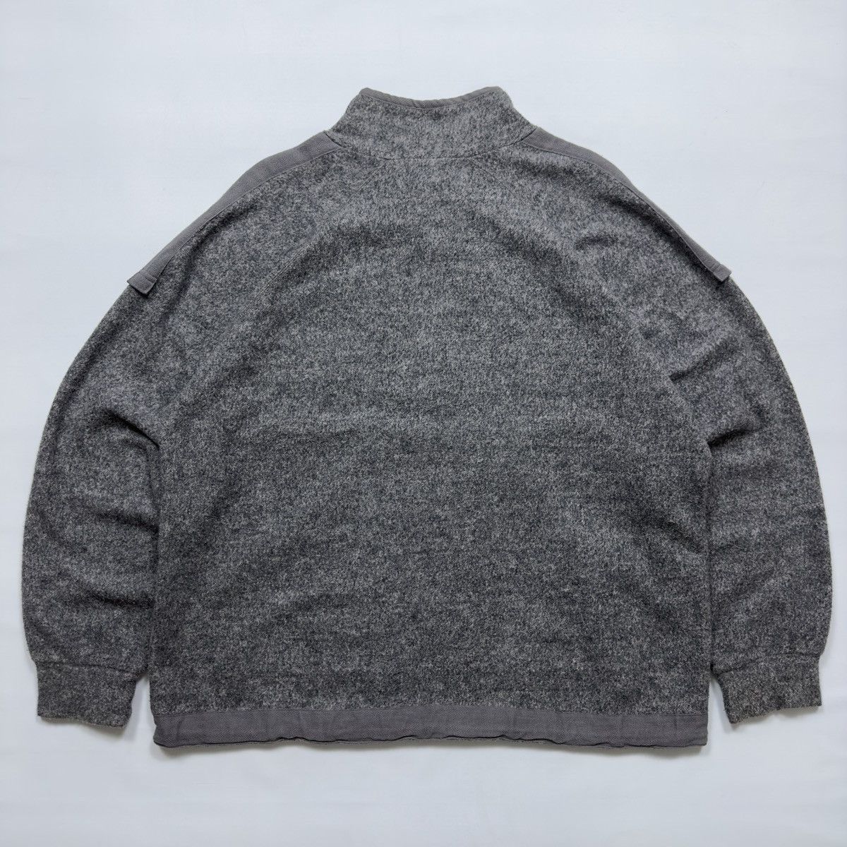 Issey Miyake Issey Miyake - Fleece Half Zip Anorak Jacket Size US M / EU 48-50 / 2 - 2 Thumbnail