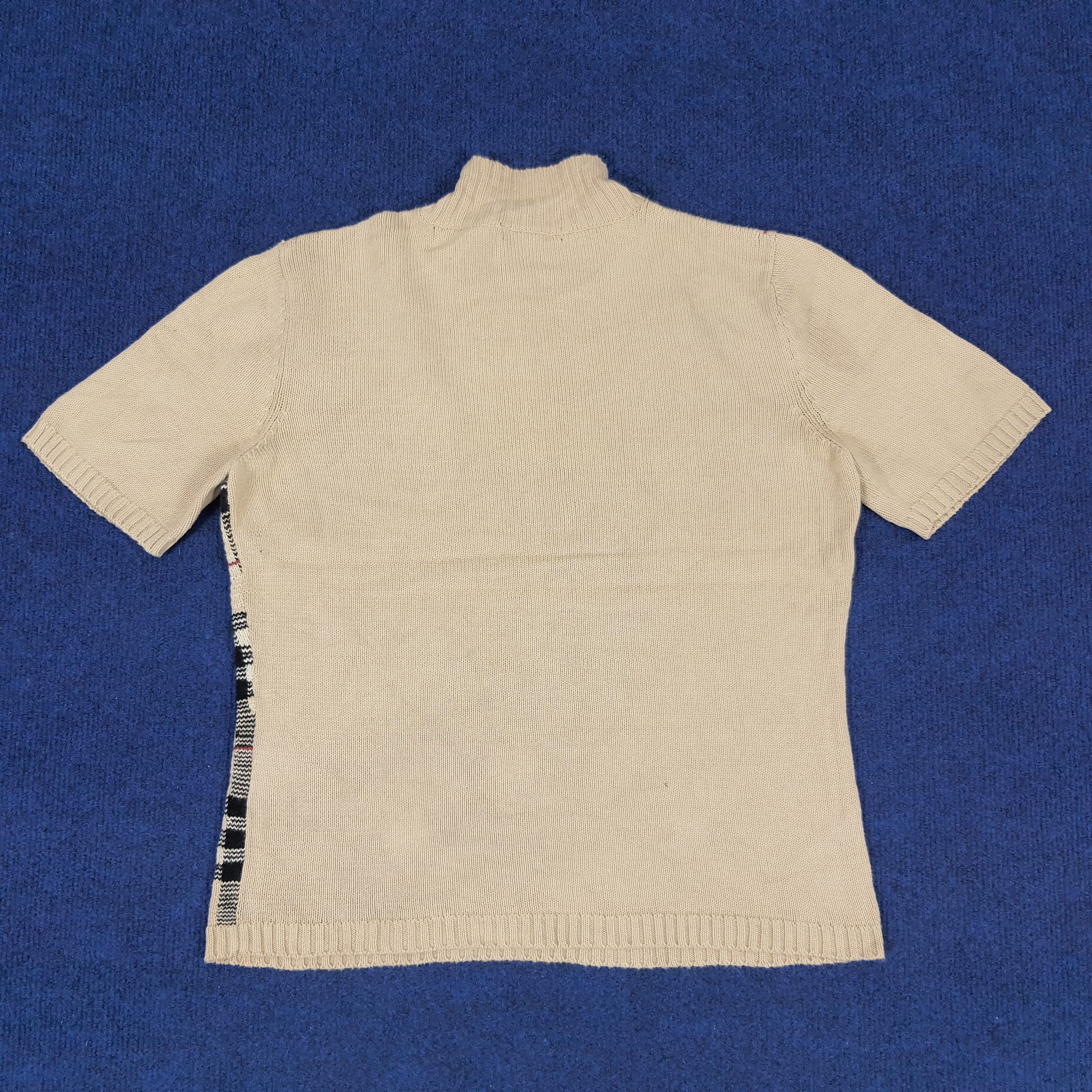 Burberry × Vintage Vintage Burberry London Nova Check Knitted Size US S / EU 44-46 / 1 - 3 Thumbnail