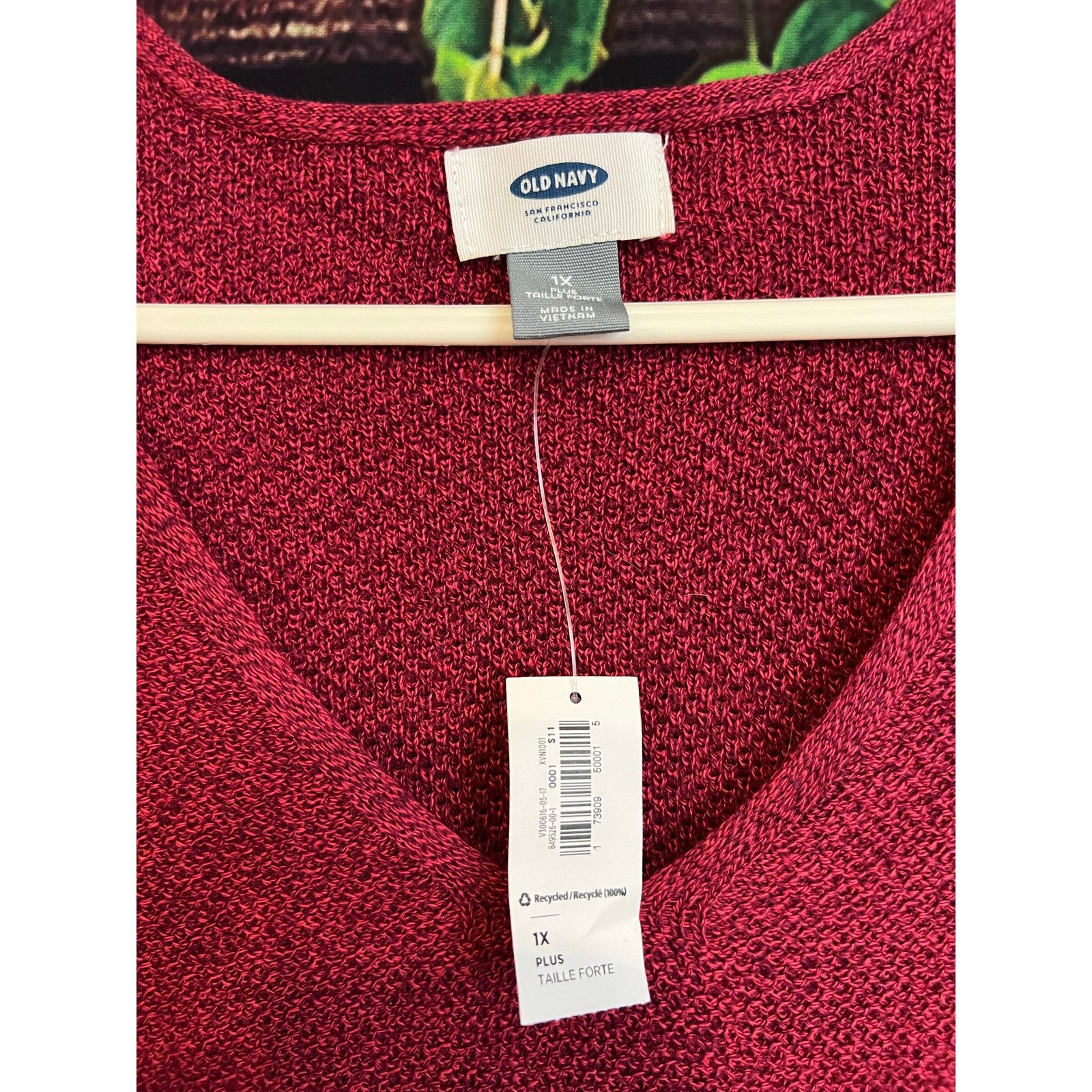 Old Navy Old Navy Loose Fit V Neck Knit Sweater Long Sleeve 1X NWT Size XL / US 12-14 / IT 48-50 - 4 Thumbnail