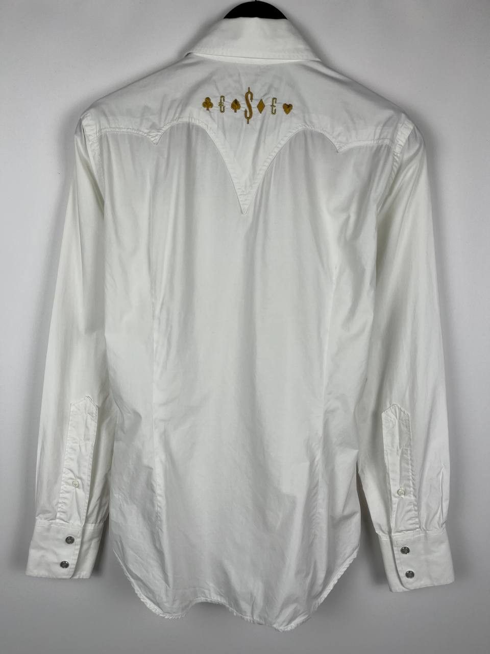Diesel DIESEL Western Shirt Gold Embroidered Cards Dollar Sign Size US M / EU 48-50 / 2 - 2 Thumbnail