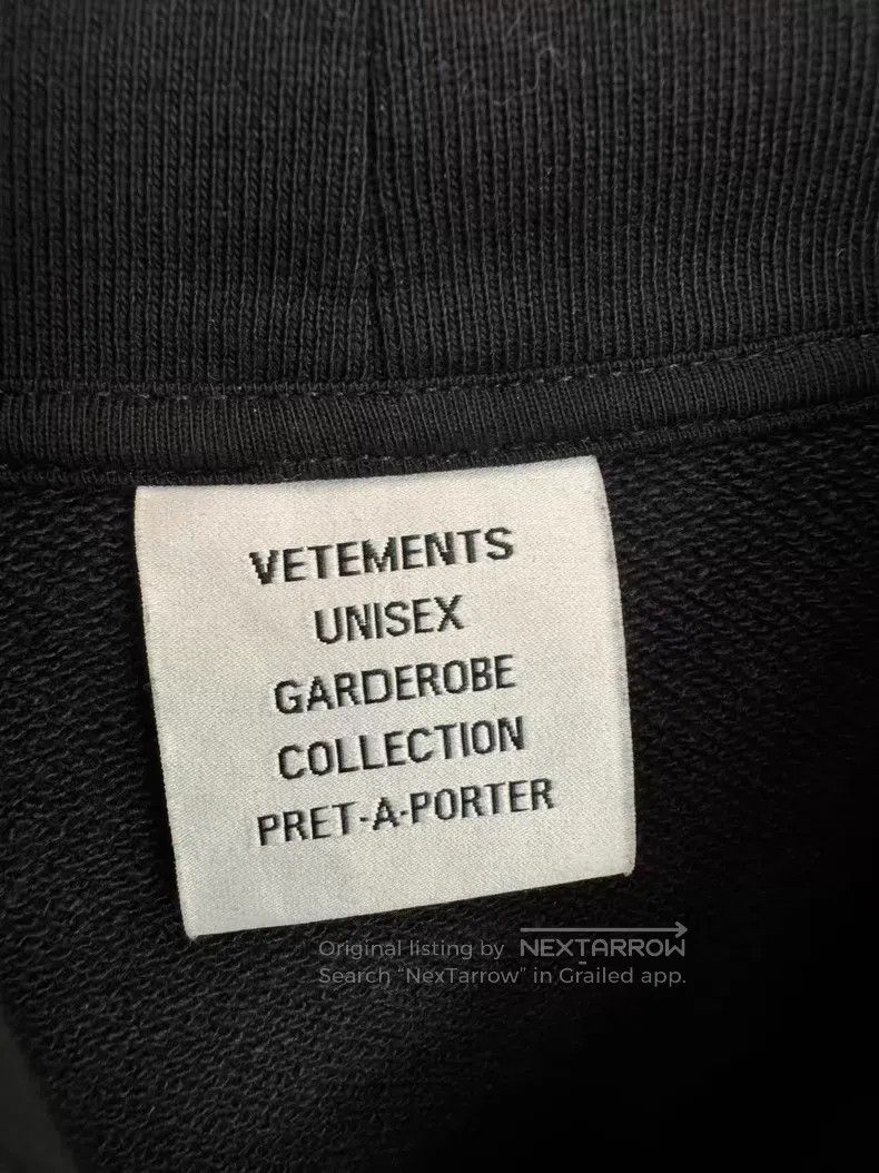 Vetements VETEMENTS Graffiti Lettering Black Hoodie Size US M / EU 48-50 / 2 - 6 Thumbnail