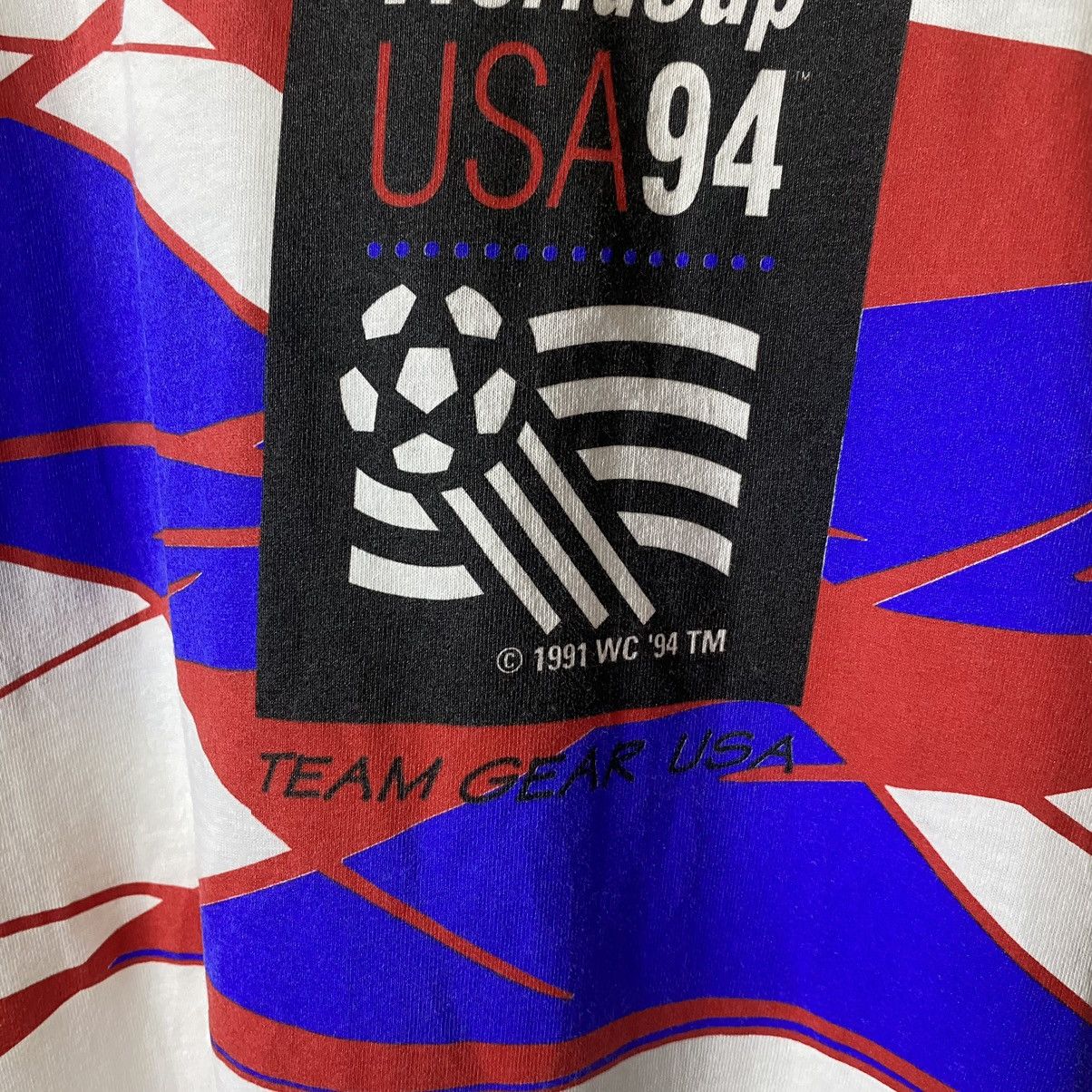 Vintage Vintage 1994 Fifa World Cup USA Los Angeles Team Gear USA T Size US XL / EU 56 / 4 - 9 Thumbnail