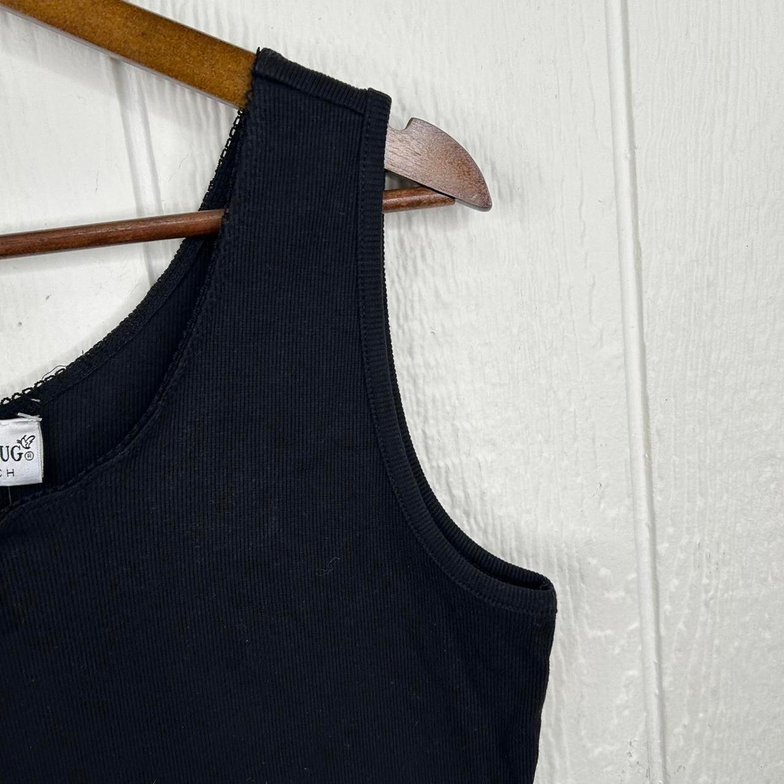 Other Vintage Y2K Fashion Bug Black Tank Top Closet Basic Large Size L / US 10 / IT 46 - 6 Thumbnail