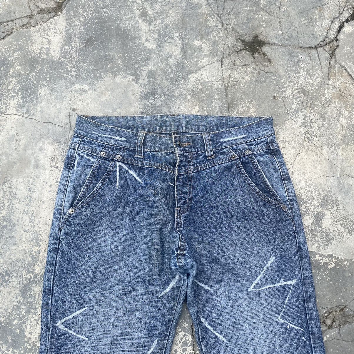 PPFM PPFM Thunder Mark Jeans Size US 32 / EU 48 - 2 Thumbnail