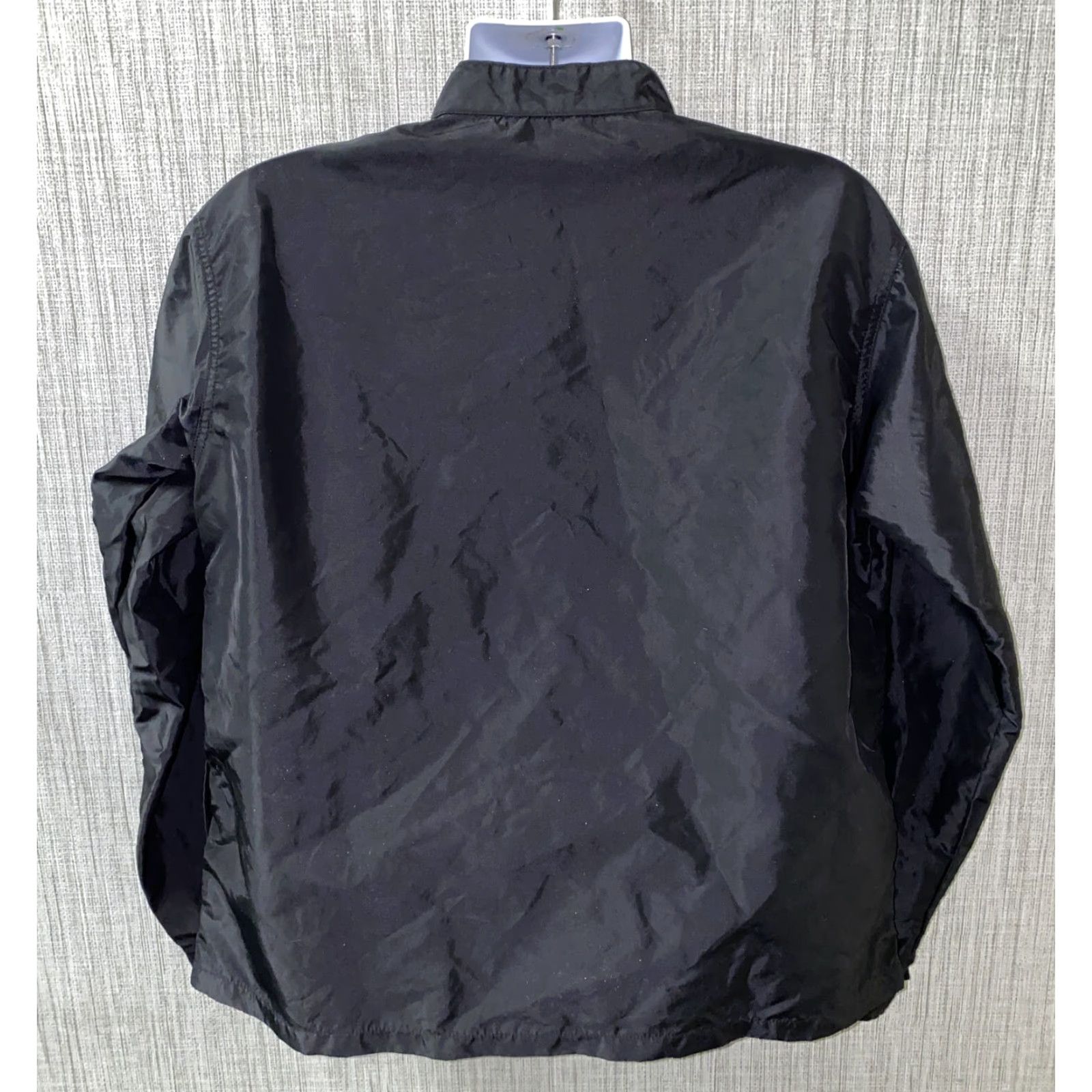 Vintage Dirt Co. Men's Black Nylon Full Zip Jacket Size Large Casual Outer Shell Size US L / EU 52-54 / 3 - 5 Thumbnail