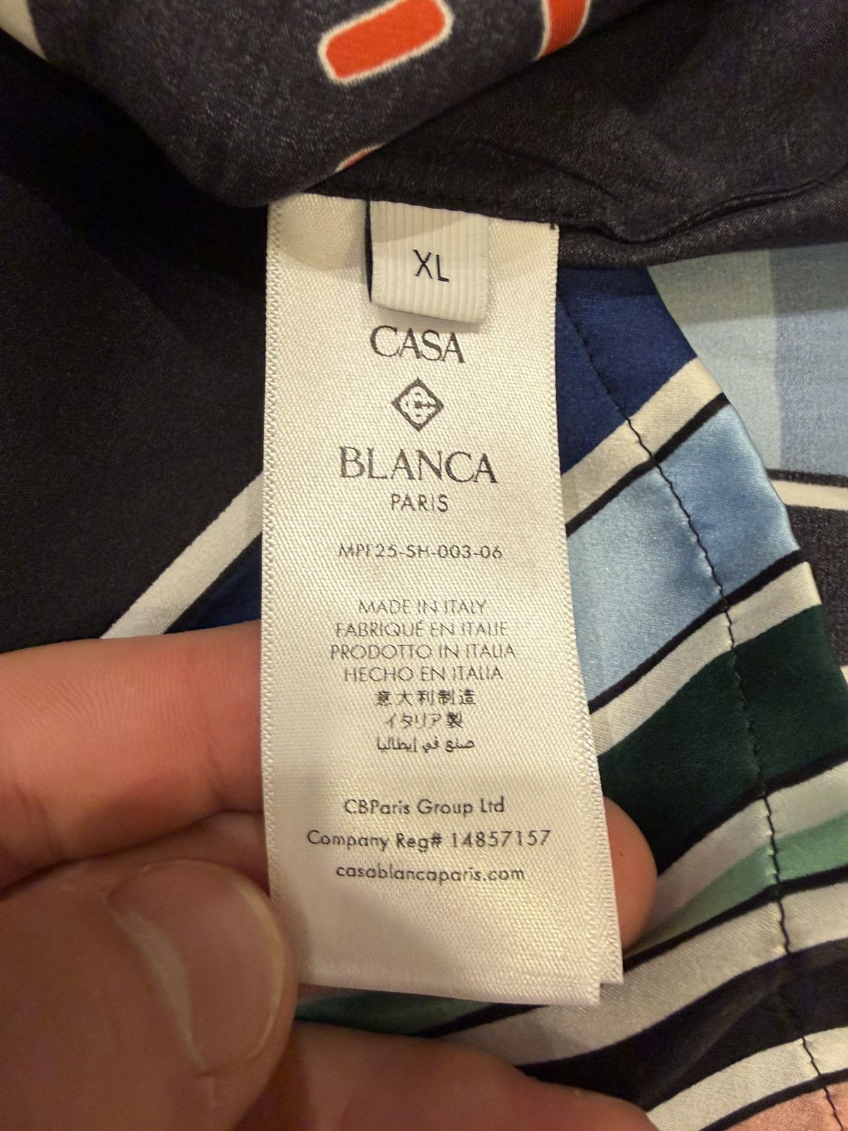 Casablanca Casablanca Silk Button Up Shirt Size US XL / EU 56 / 4 - 5 Thumbnail
