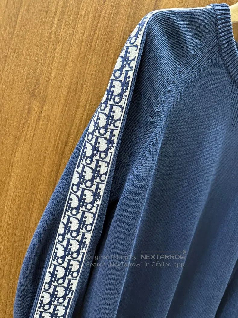 Dior Dior Knitwear with full-printed logo on the sleeves Size US S / EU 44-46 / 1 - 3 Thumbnail