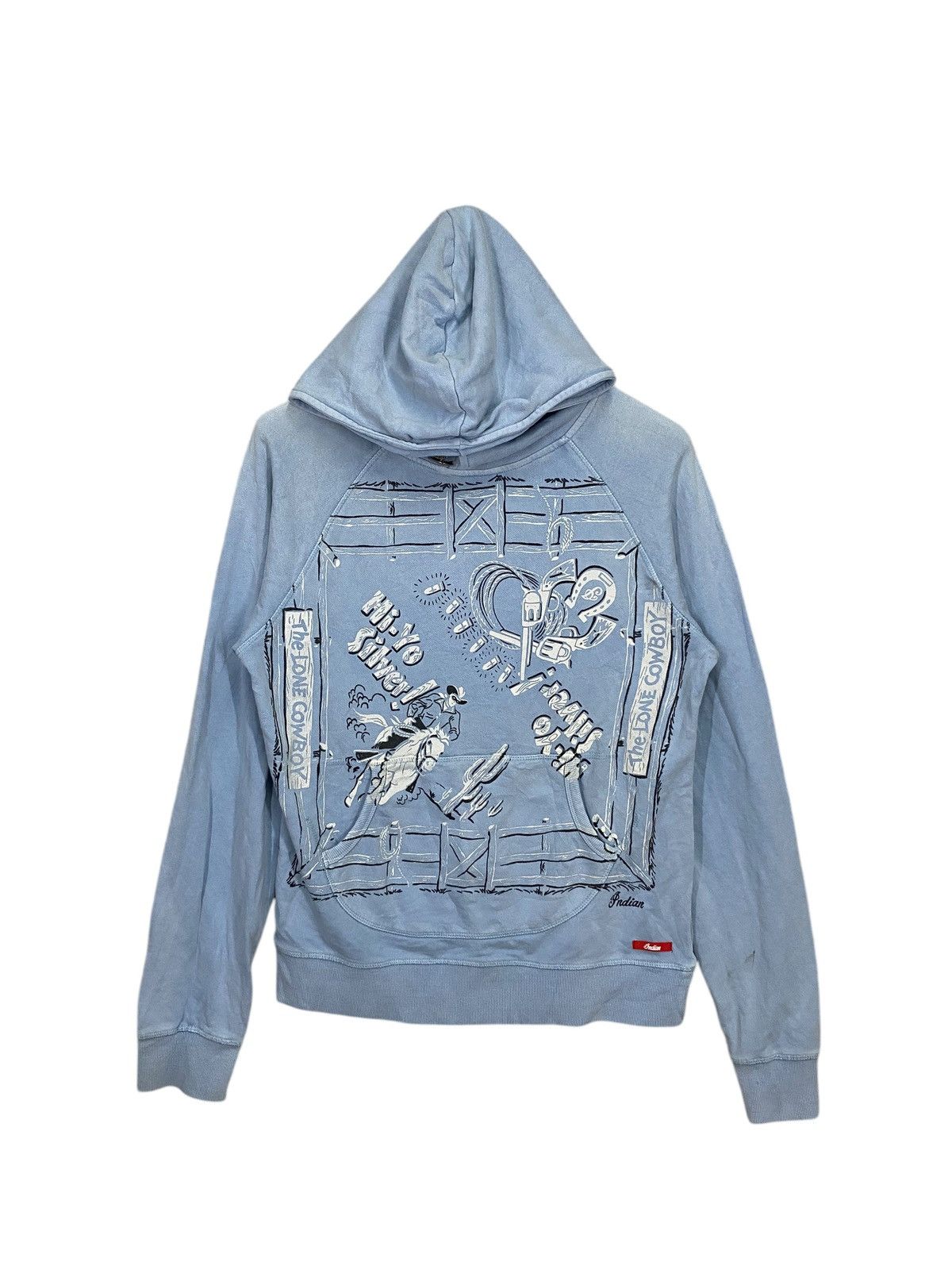 Indian Motorcycle × Vintage Vintage indian motocycle full print cowboy hoodie Size US L / EU 52-54 / 3 - 1 Thumbnail