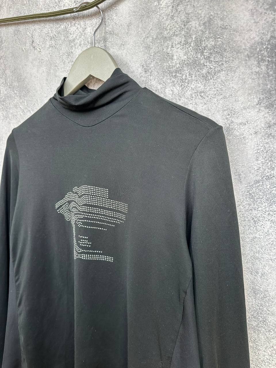 Versace Versace Sport Vintage Turtleneck Top with Rhinestone Medusa Size S / US 4 / IT 40 - 5 Thumbnail