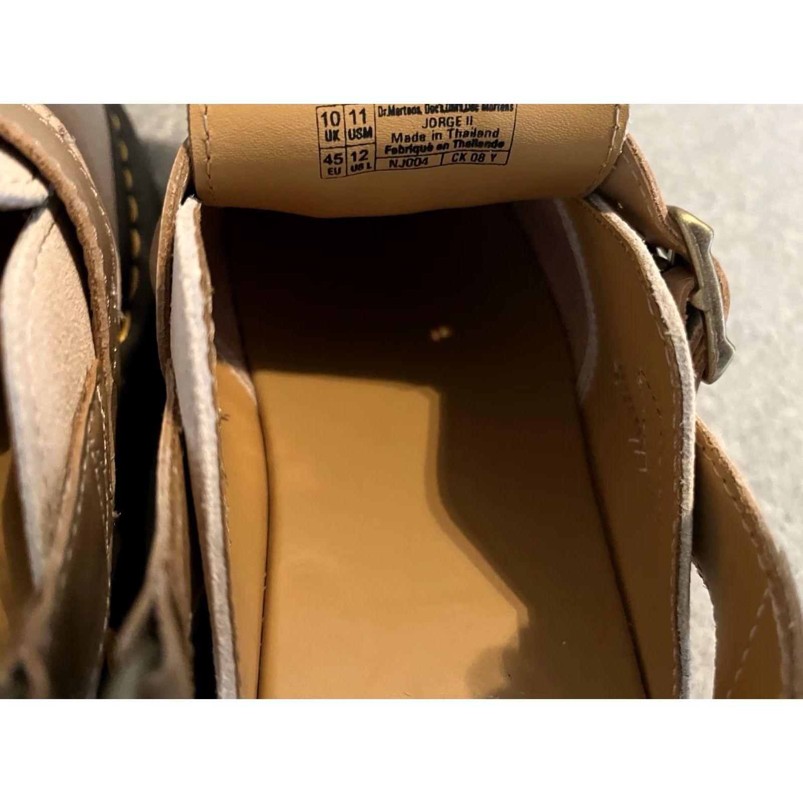 Dr. Martens Dr. Martens Jorge Leather Slingback Mules Olive Mens 11 New Nubuck Tumbled Leather Muted Olive Slingback Mules Jorge II Color: Olive Size 11 Mens Size US 11 / EU 44 - 7 Thumbnail