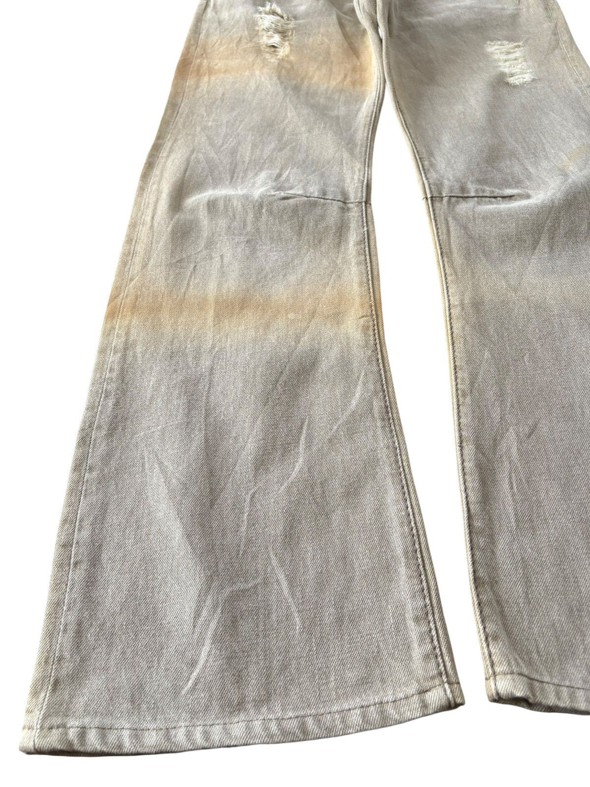 Tornado Mart Vintage Japanese Flash Report Curved Leg Bootcut Jeans Size US 31 - 5 Thumbnail