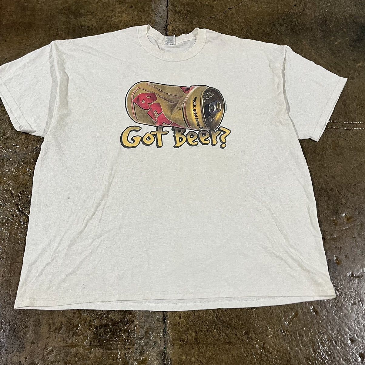 Vintage Crazy Got Beer? Y2K Funny Humor Alcohol Joke Tee Shirt 3XL Size US XXL / EU 58 / 5 - 3 Thumbnail