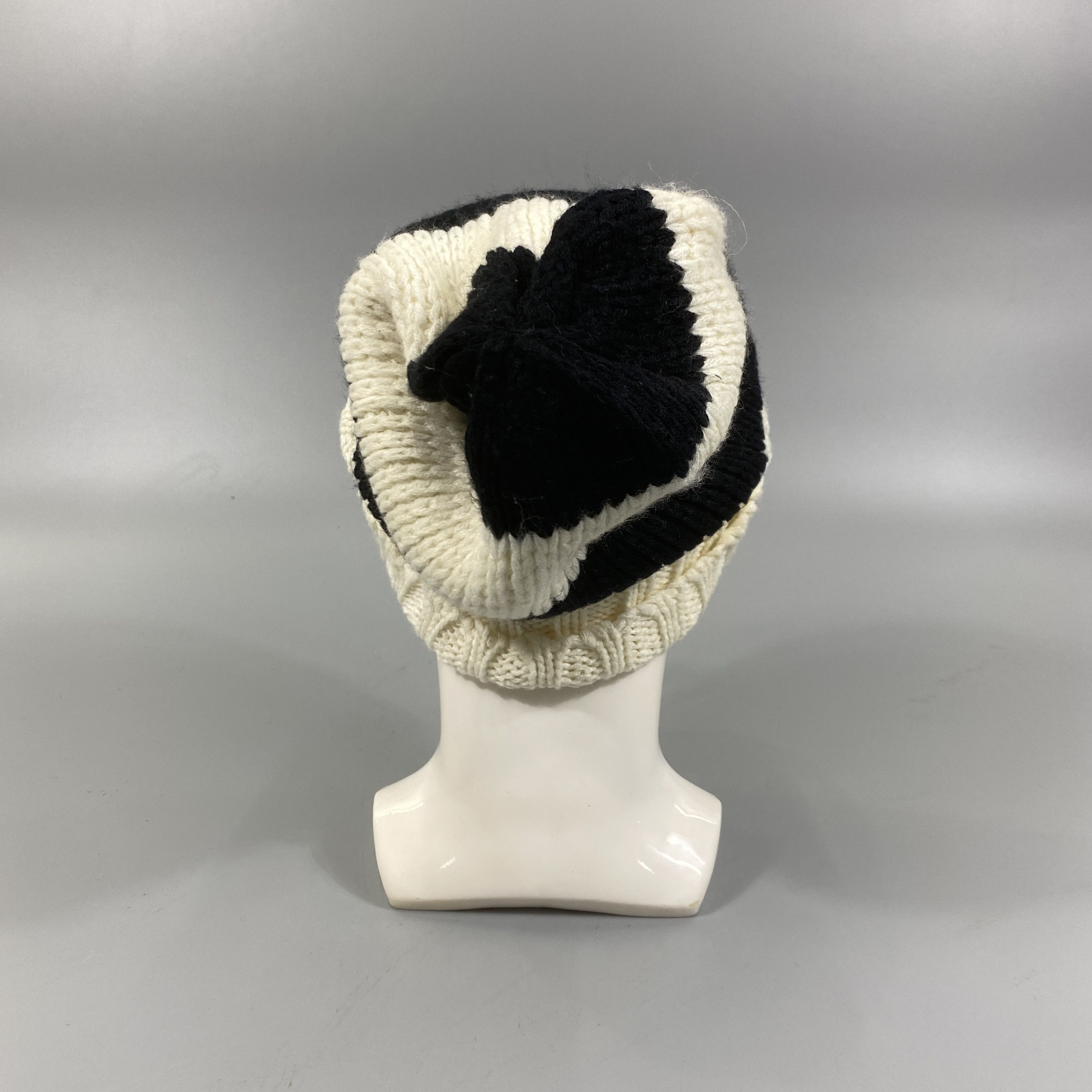 Japanese Brand X Games Striped Snow Cap Beanie -BN704 Size ONE SIZE - 4 Thumbnail