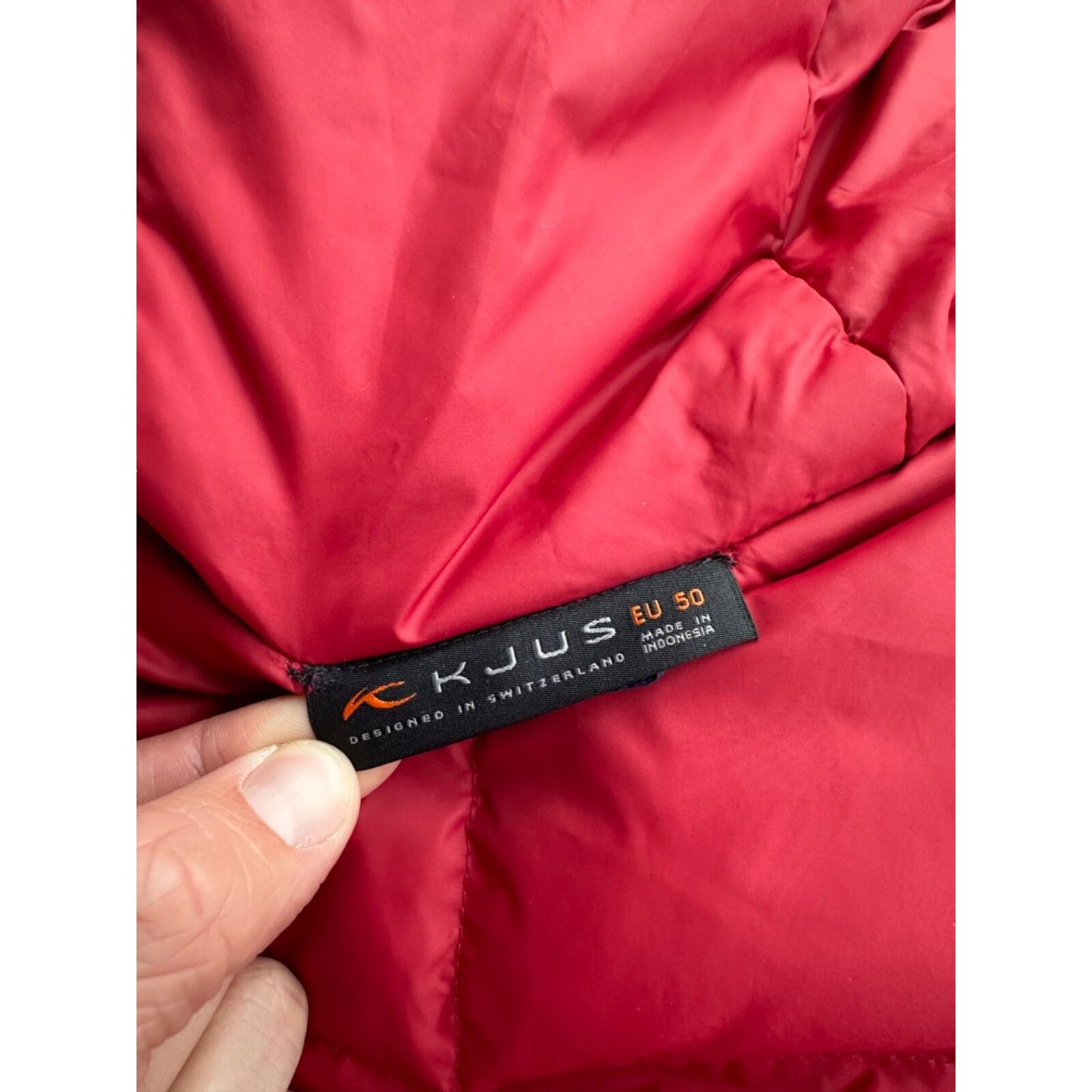 KJUS VTG Kjus Reversible Down Puffer Jacket Red / Navy Size US M / EU 48-50 / 2 - 12 Thumbnail