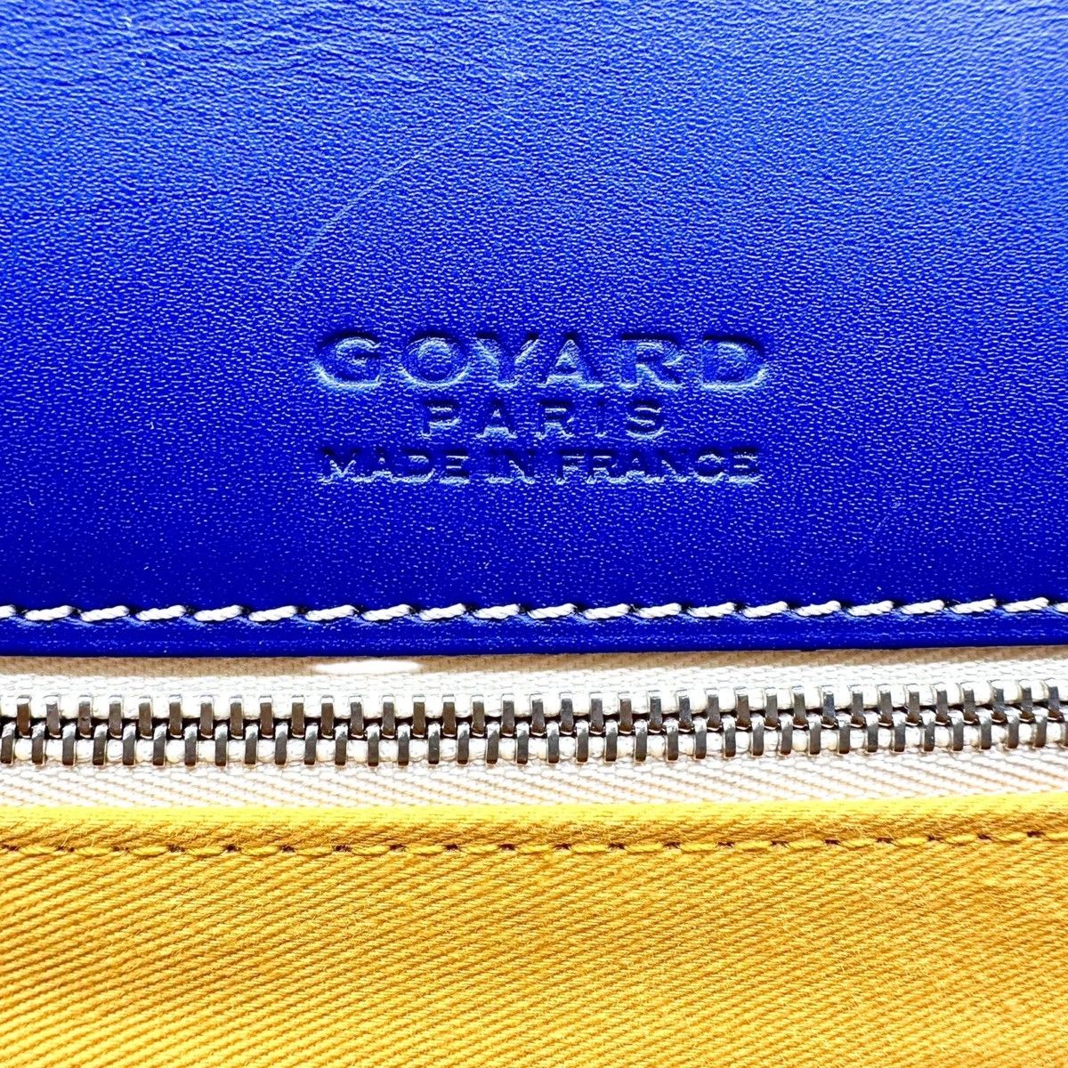 Goyard Goyard Belvedere MM Messenger Bag Navy Blue Pre-Owned Size ONE SIZE - 10 Thumbnail