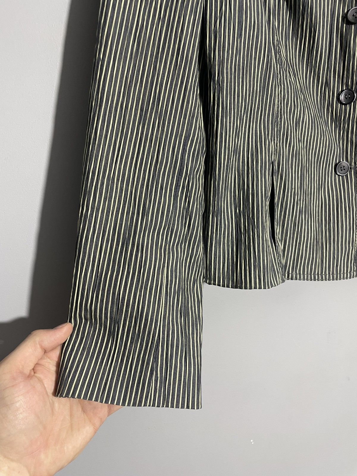 Piazza Sempione Plazza Simpione Striped Women’s Blazer size 46 Size L / US 10 / IT 46 - 3 Thumbnail