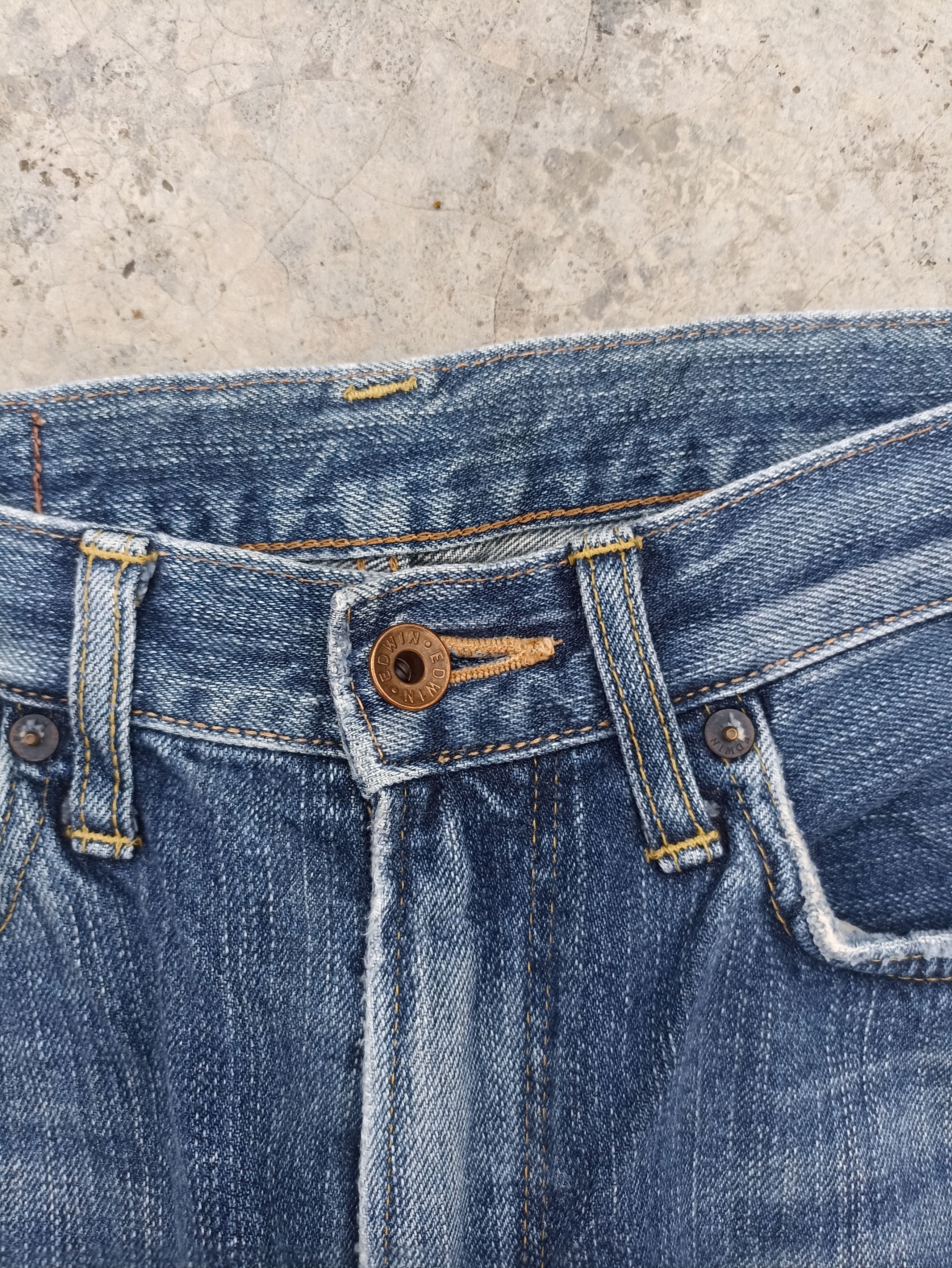 Beauty Beast Flare Vintage Edwin Jeans Edwin 505Z distressed 28x31 Size US 28 / EU 44 - 4 Thumbnail