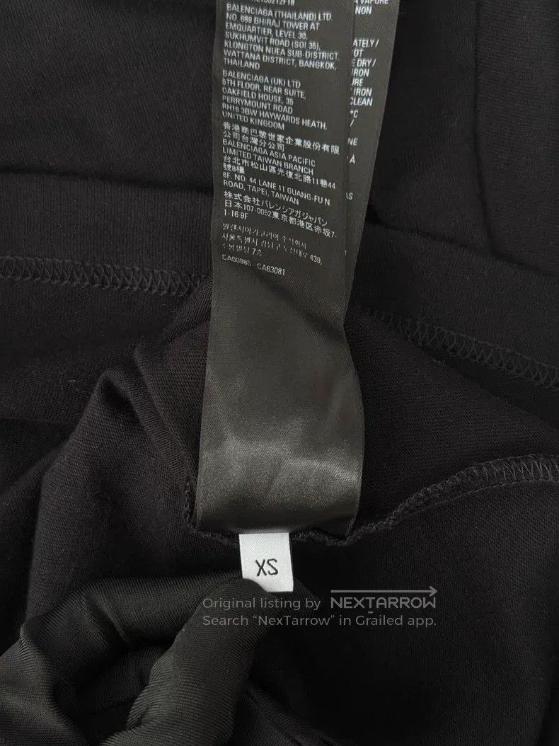 Balenciaga Balenciaga Classic Black Embroidered Coke Short Sleeve Size US L / EU 52-54 / 3 - 8 Thumbnail