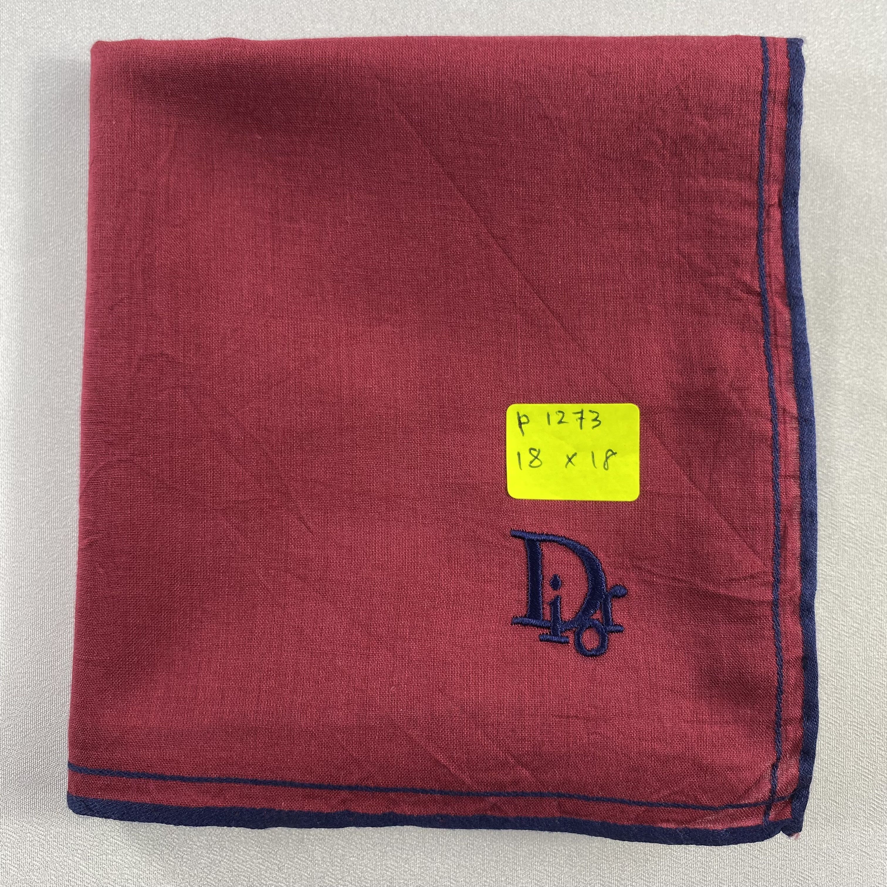 Vintage Dior Bandana/ Handkerchief / Neckerchief-P1273 Size ONE SIZE - 5 Thumbnail